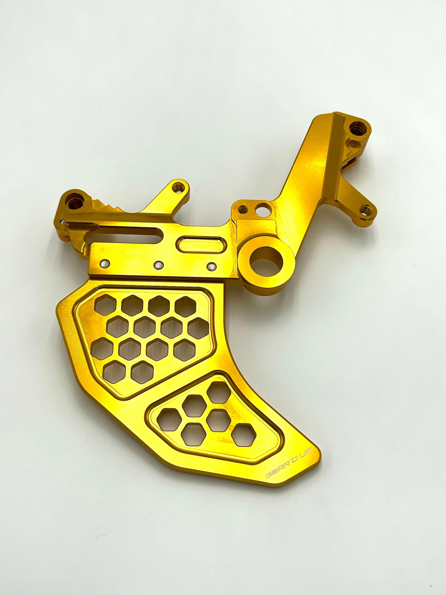 Ultra Bee Rear Dual Caliper Bracket and Rotor Guard-Gear’d Up