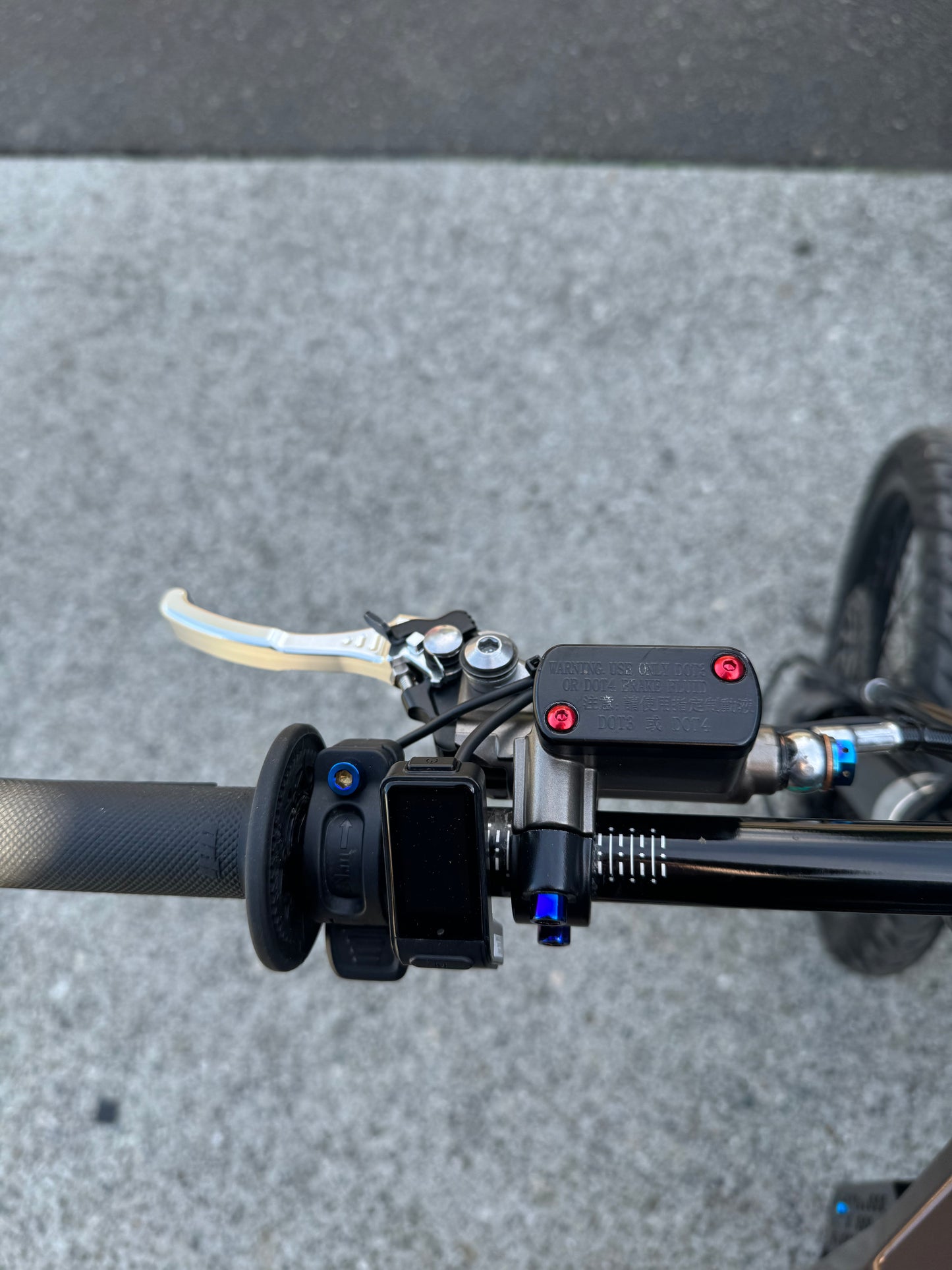 Titanium brake reservoir cap bolts