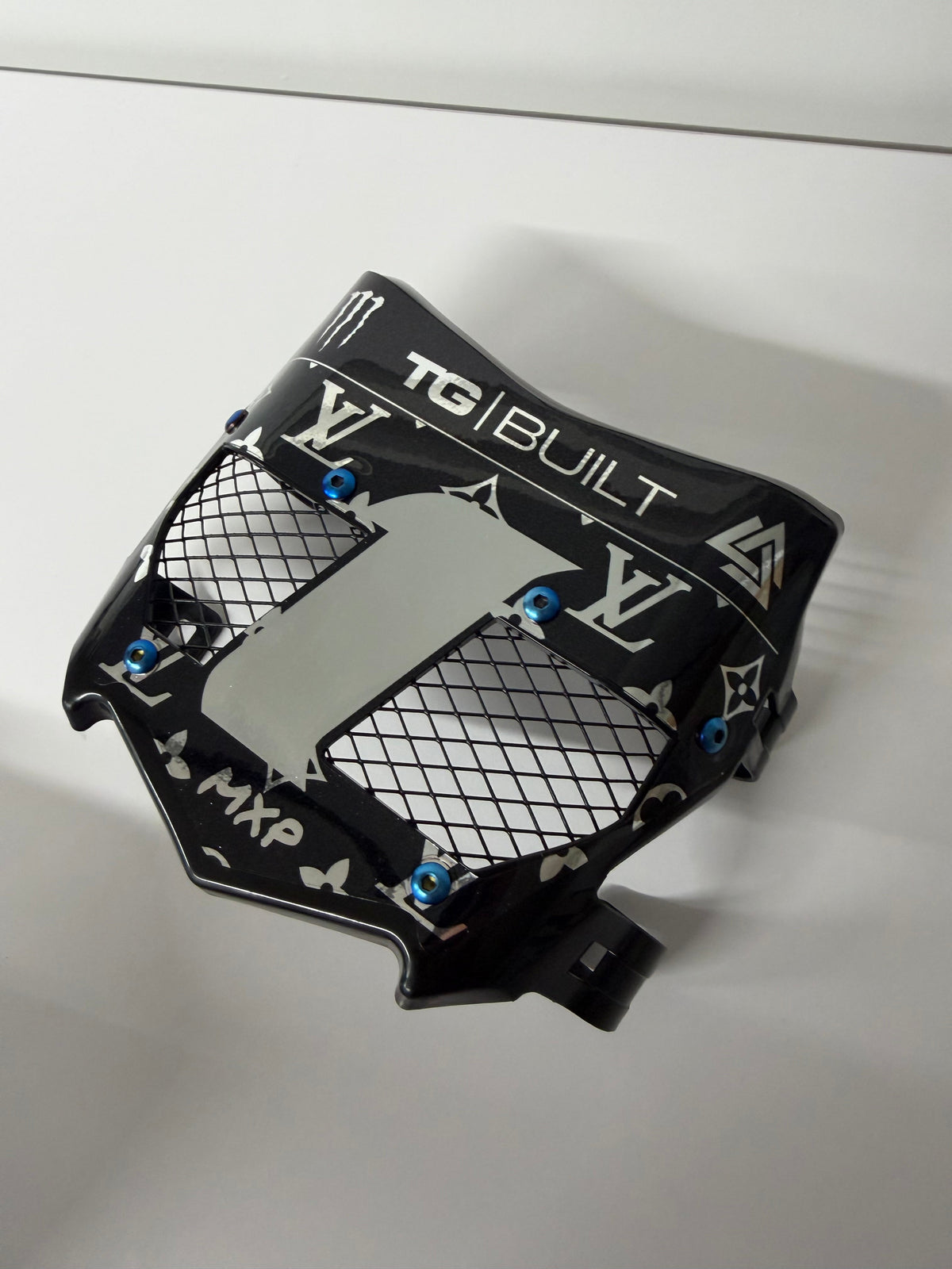 *LV* Real Titanium Motocutz Vented Plate-3