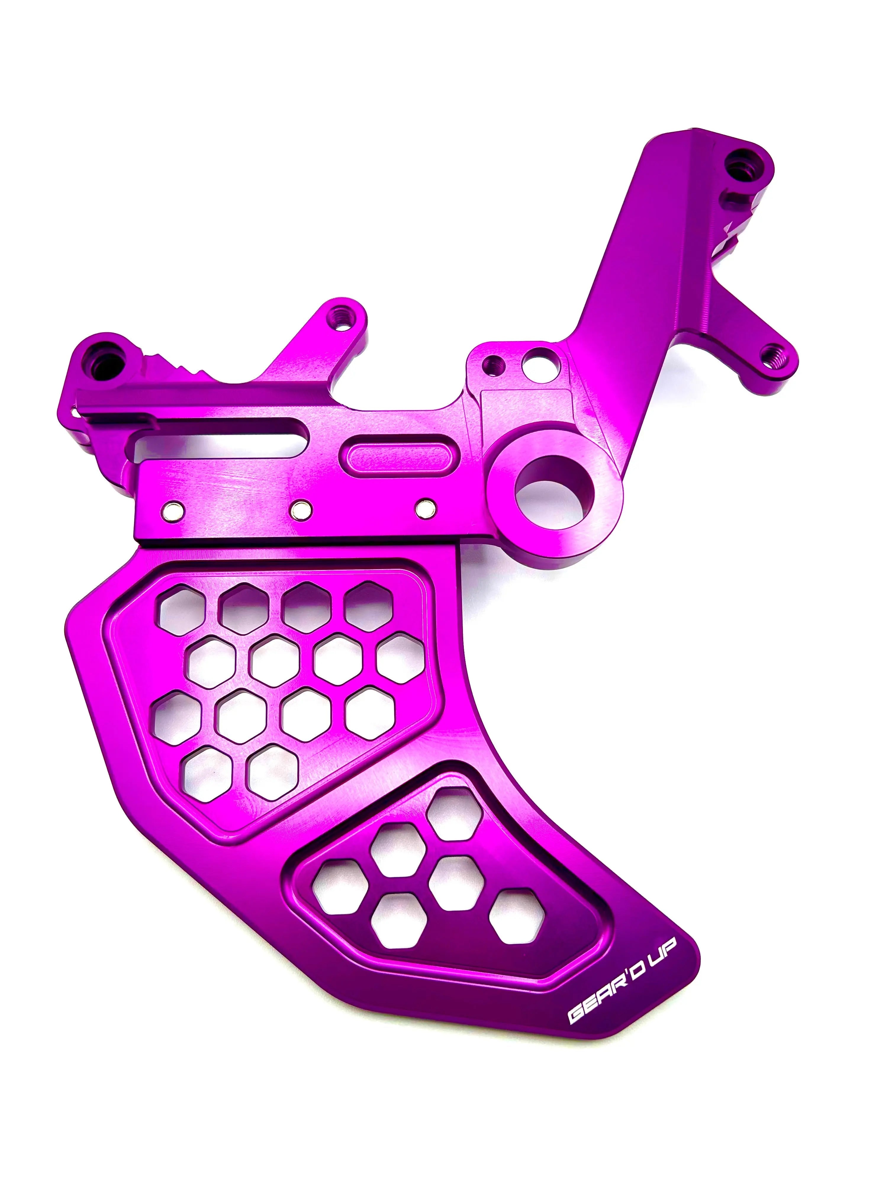 Ultra Bee Rear Dual Caliper Bracket and Rotor Guard-Gear’d Up-3