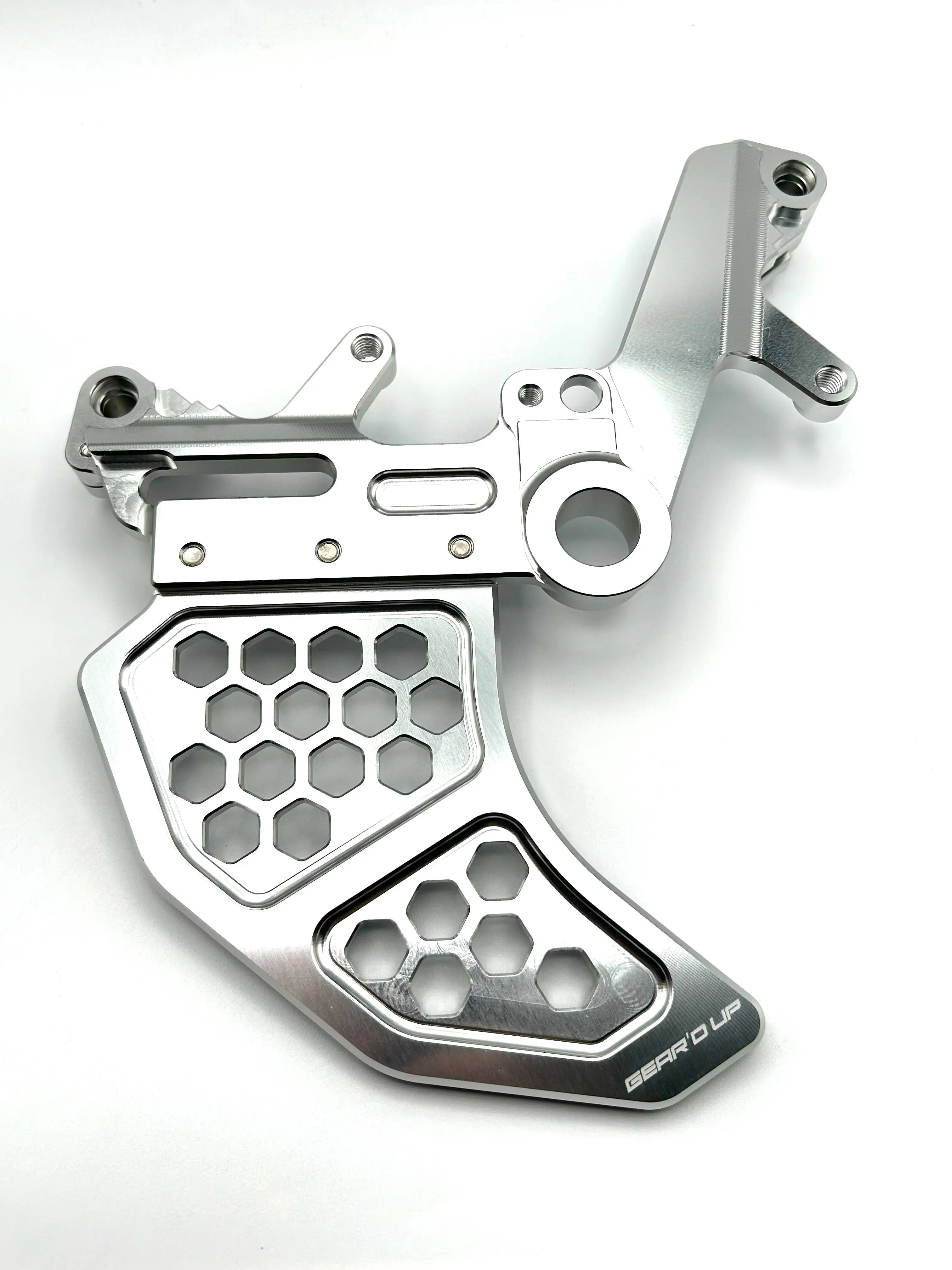 Ultra Bee Rear Dual Caliper Bracket and Rotor Guard-Gear’d Up-2