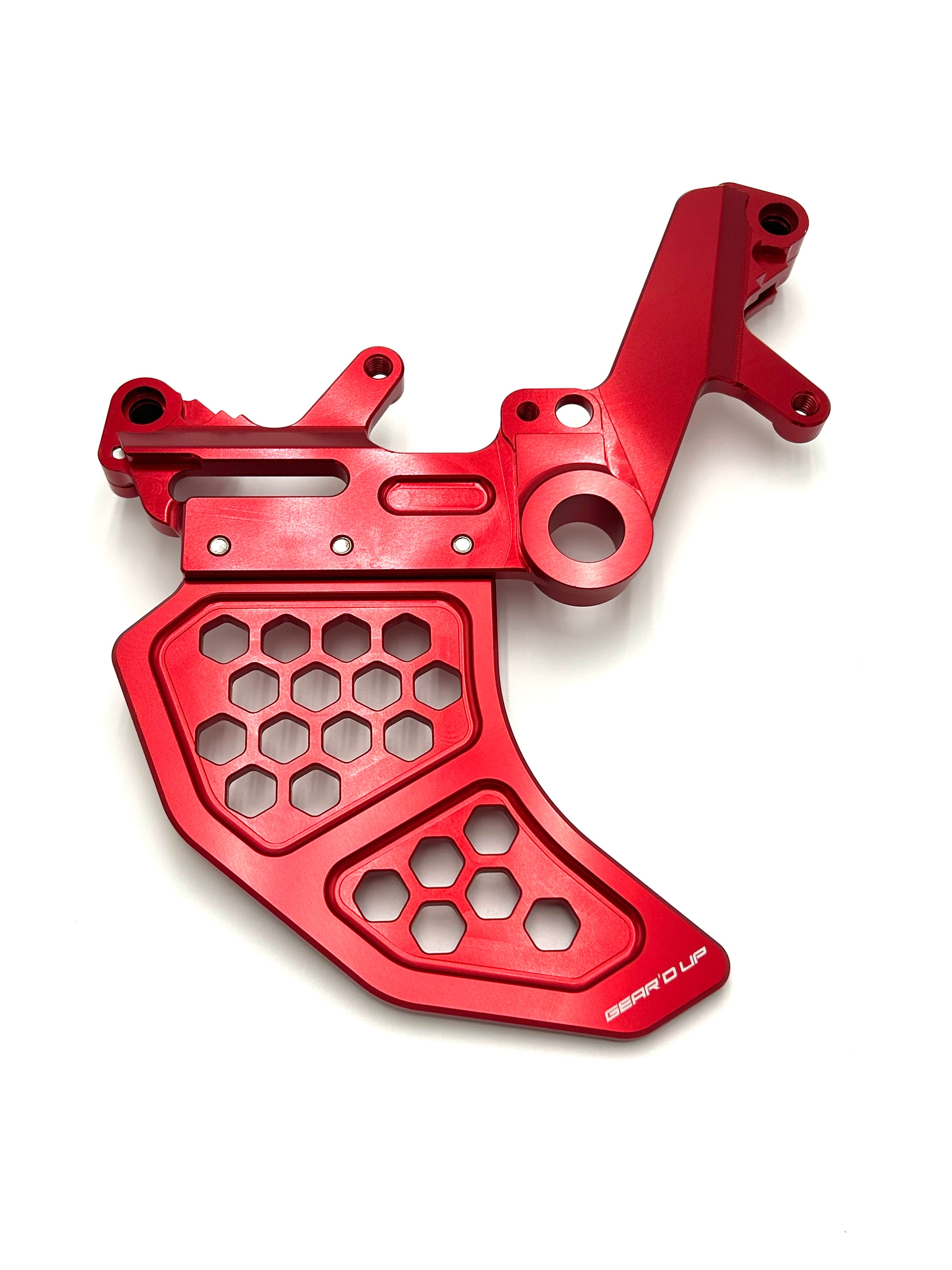 Ultra Bee Rear Dual Caliper Bracket and Rotor Guard-Gear’d Up-4