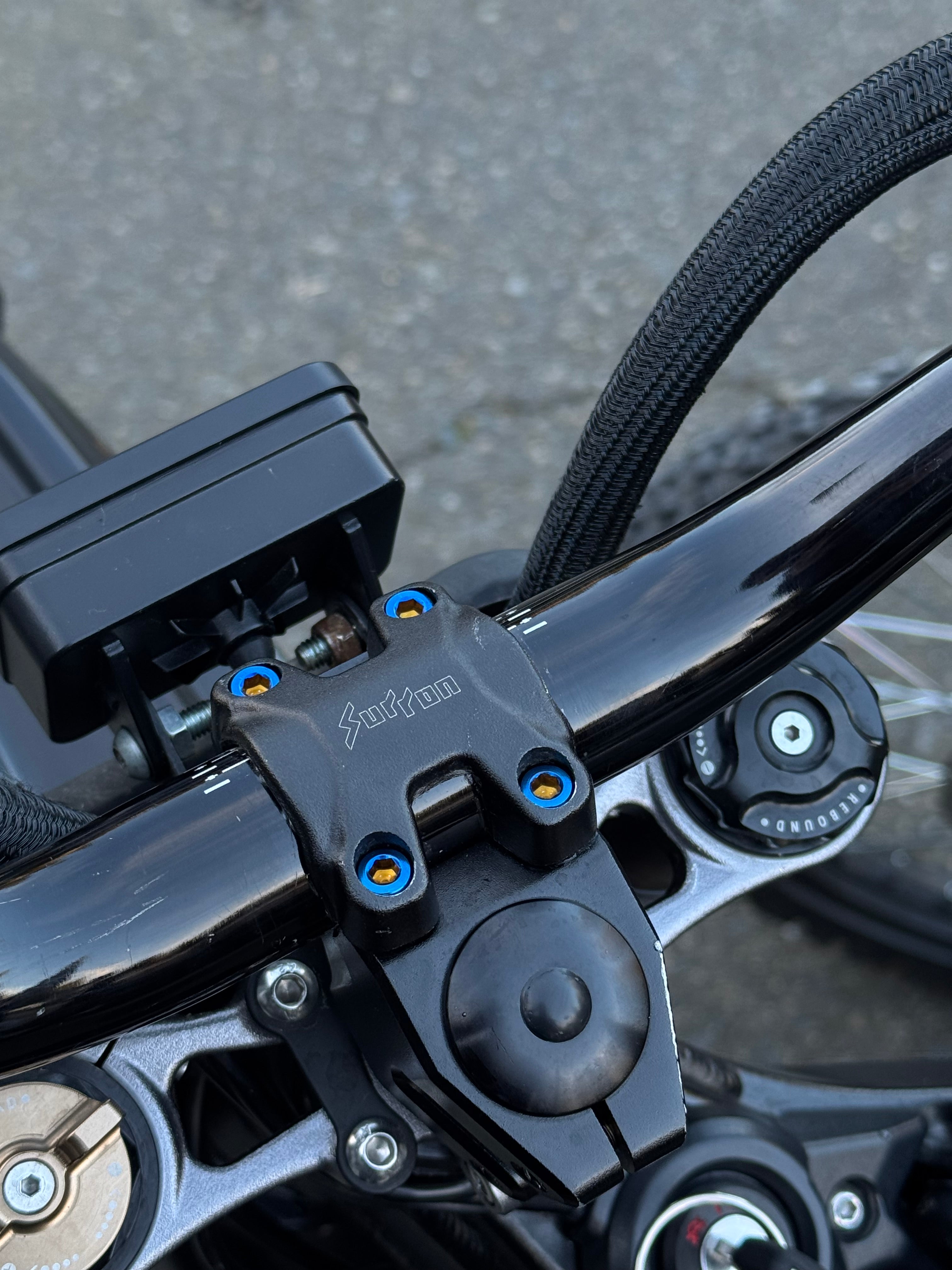 Surron oem stem titanium-1