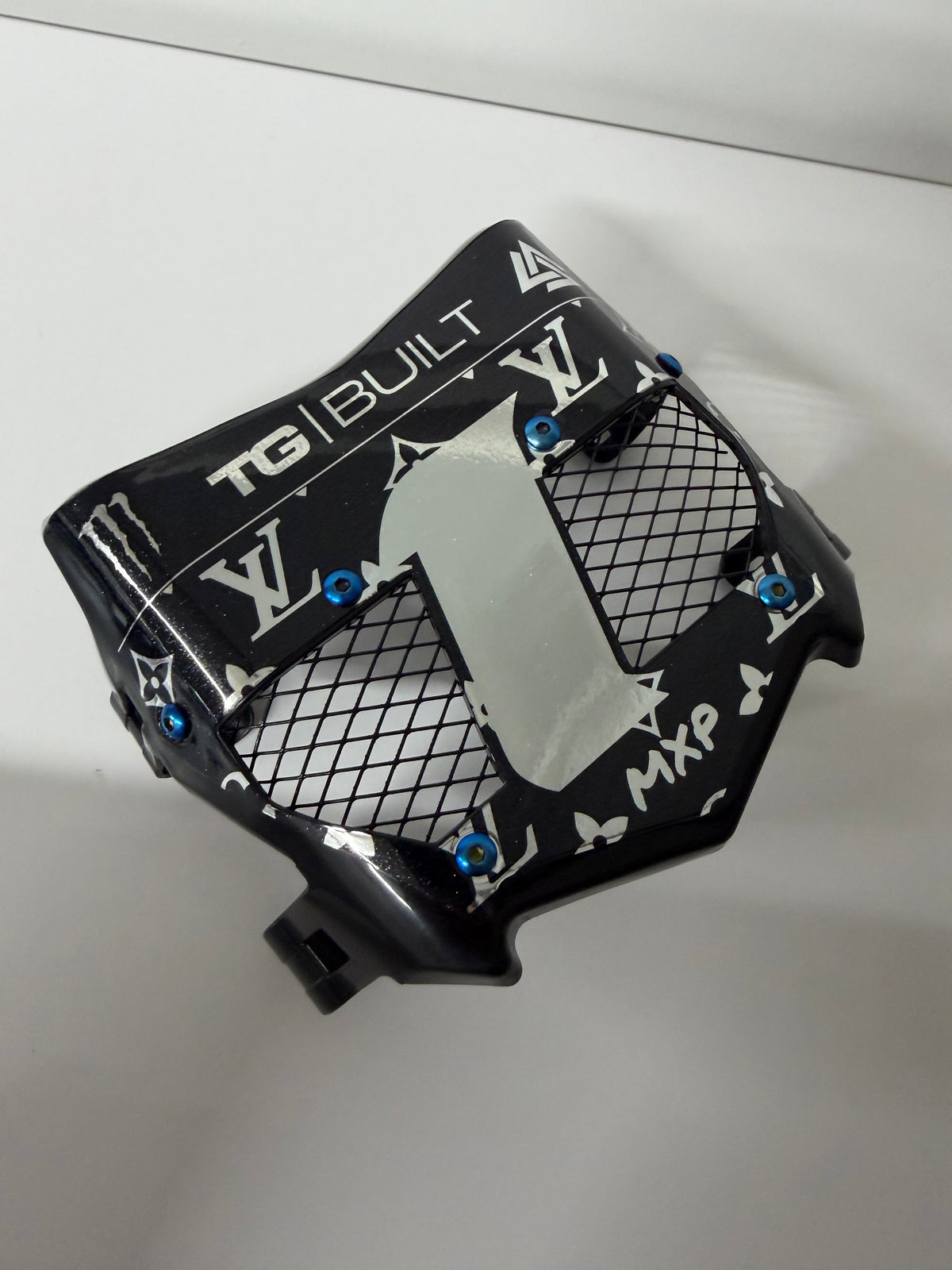 *LV* Real Titanium Motocutz Vented Plate-2