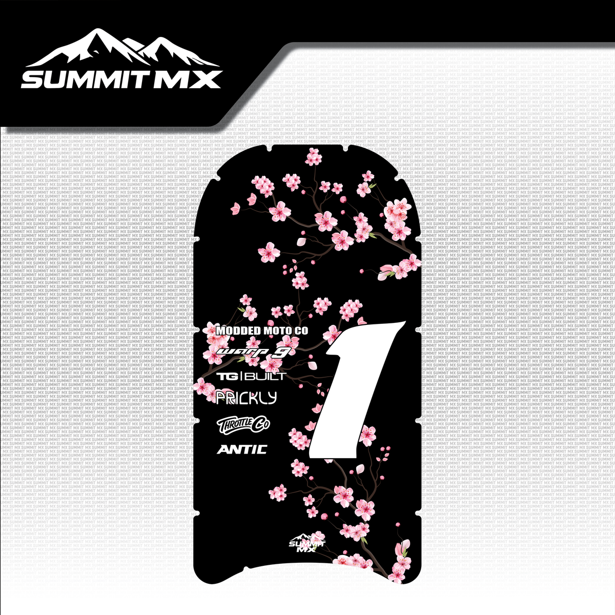 Cherry Blossom Antic Battery Decal-1