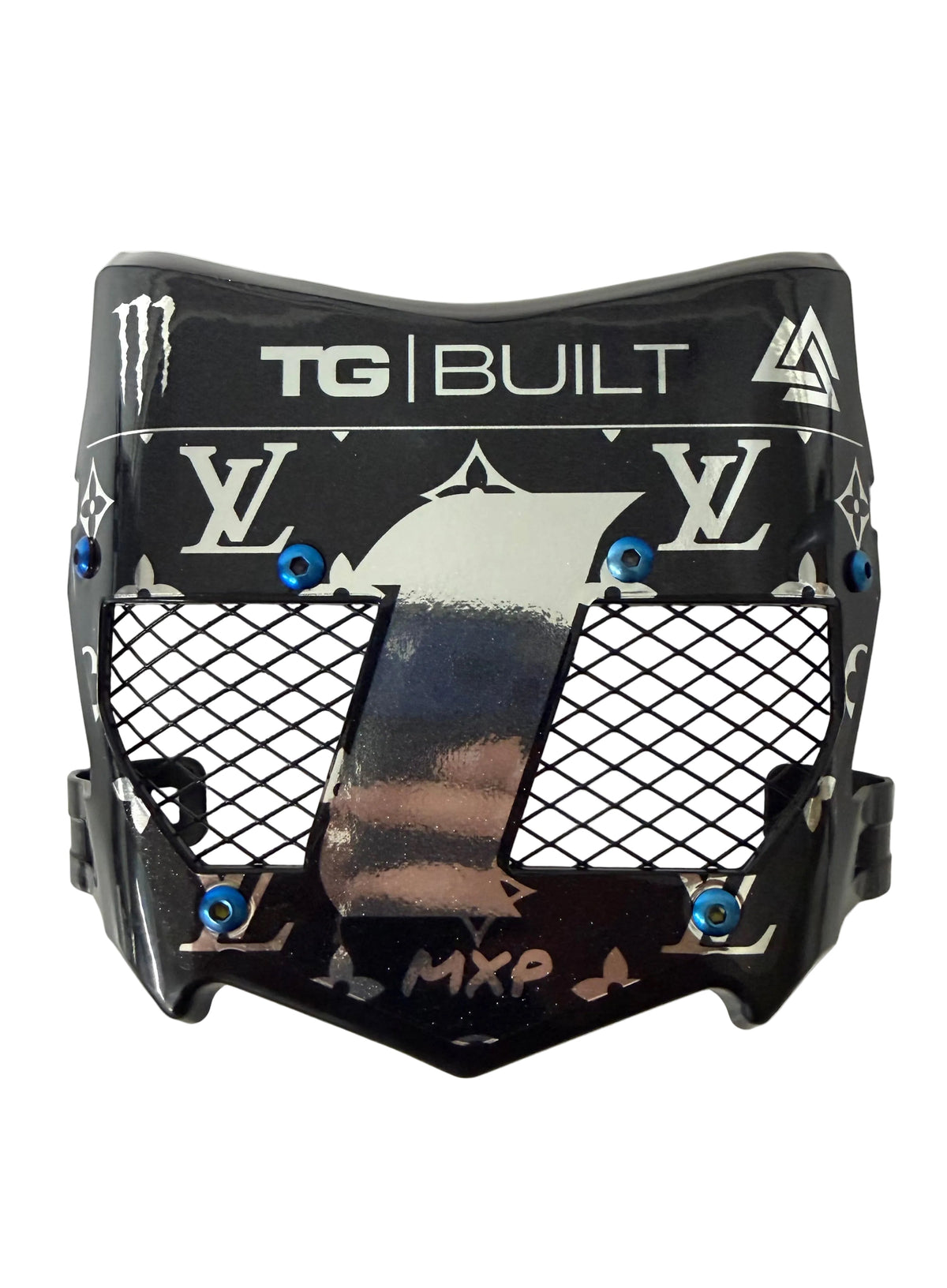 *LV* Real Titanium Motocutz Vented Plate-1