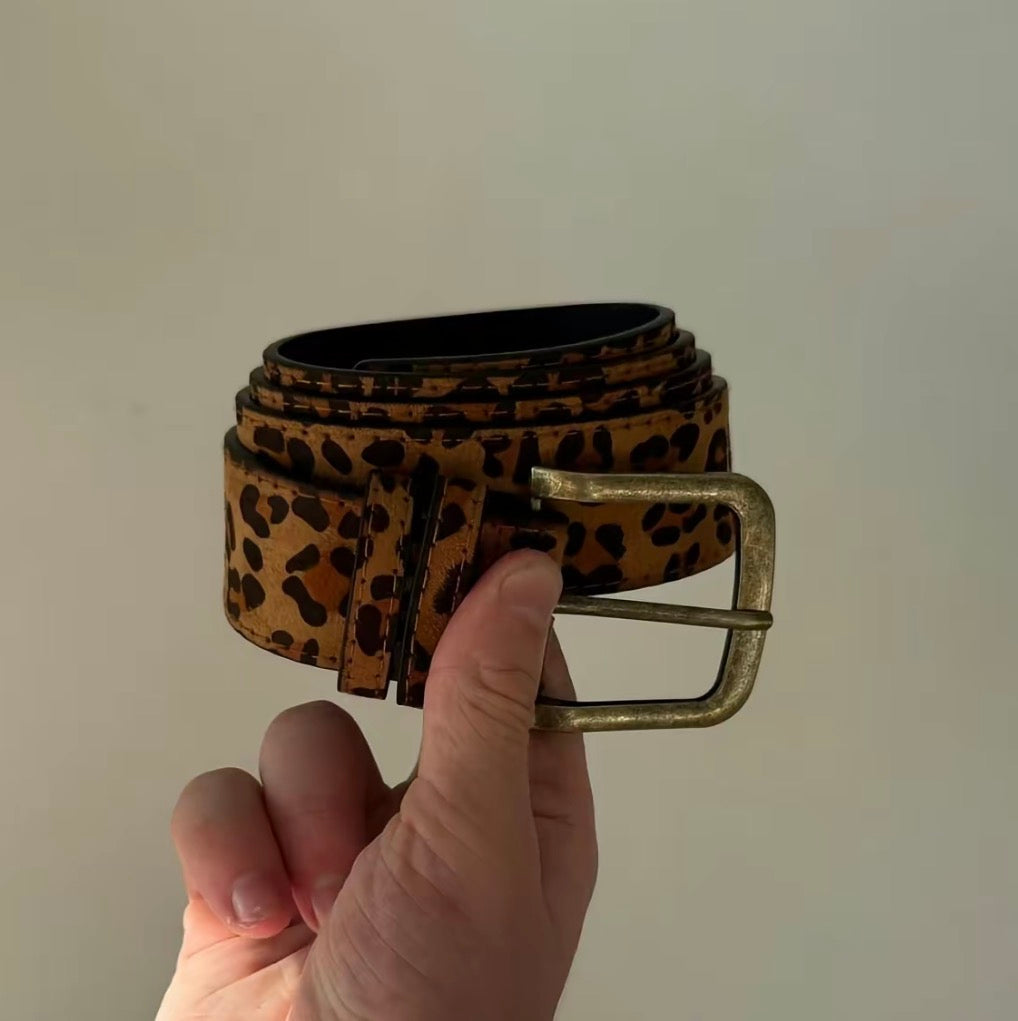 Cheetah print belt-2