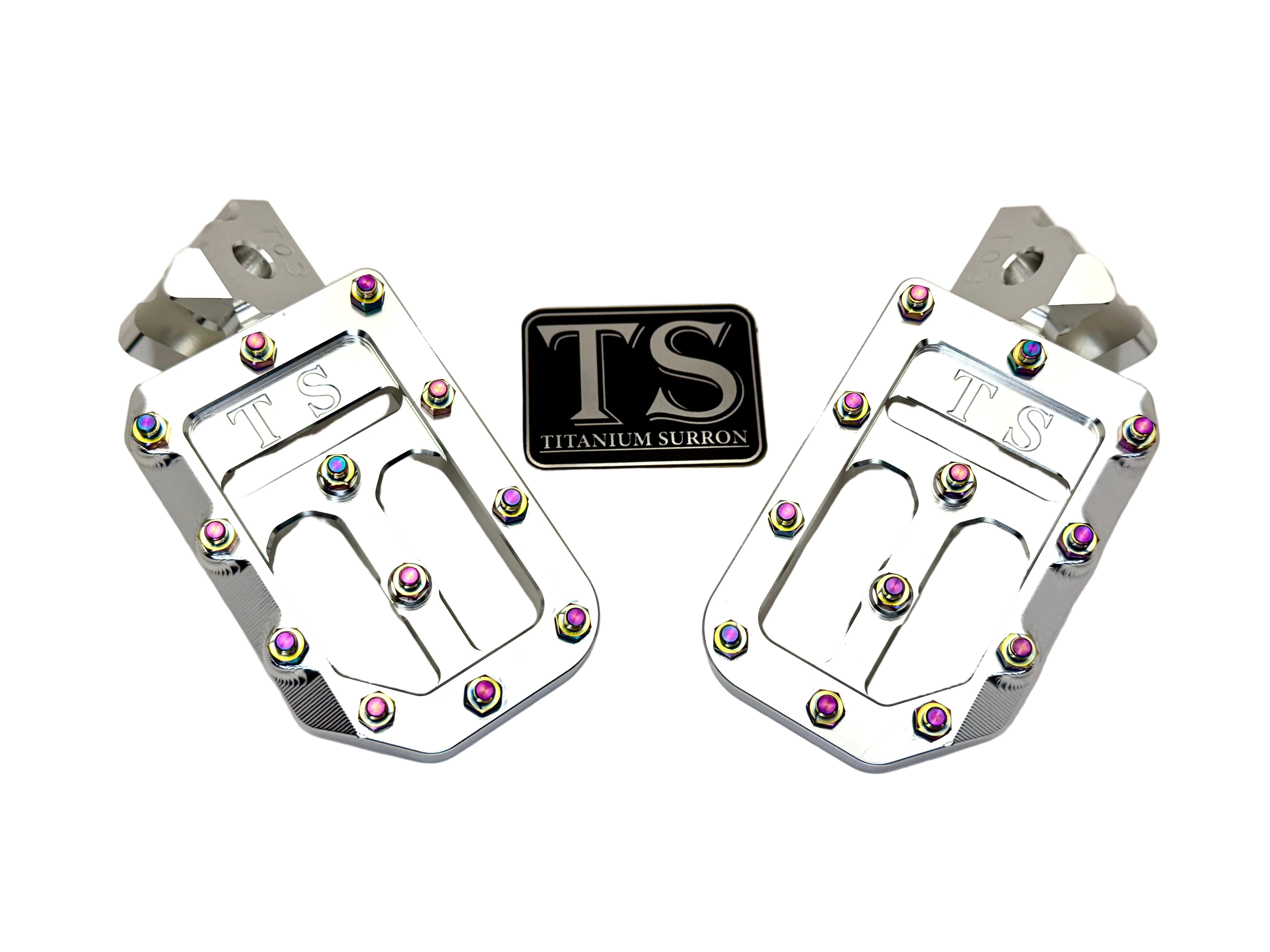 TS Custom Foot Pegs w/ Titanium Grips for Talaria and Altis-5
