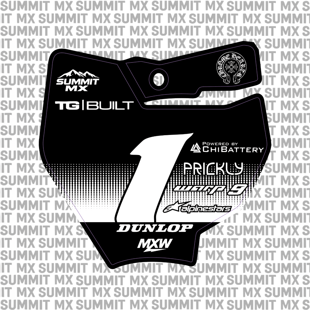 Horizon Number Plate Decal-6
