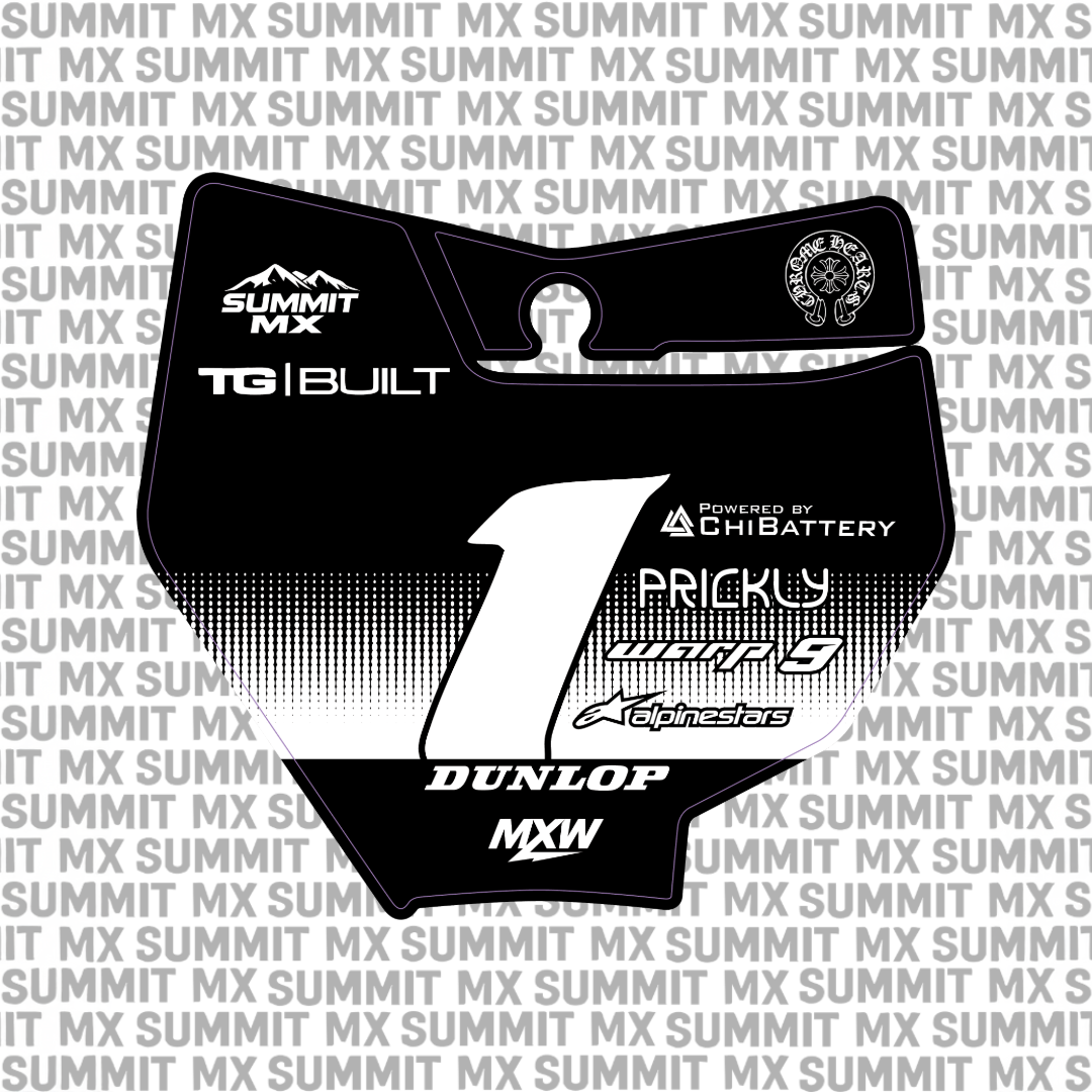 Horizon Number Plate Decal-7