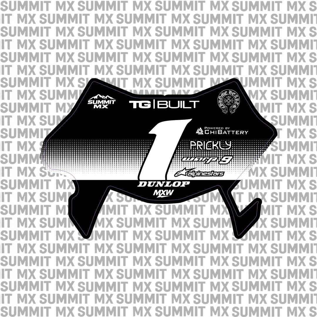 Horizon Number Plate Decal-5