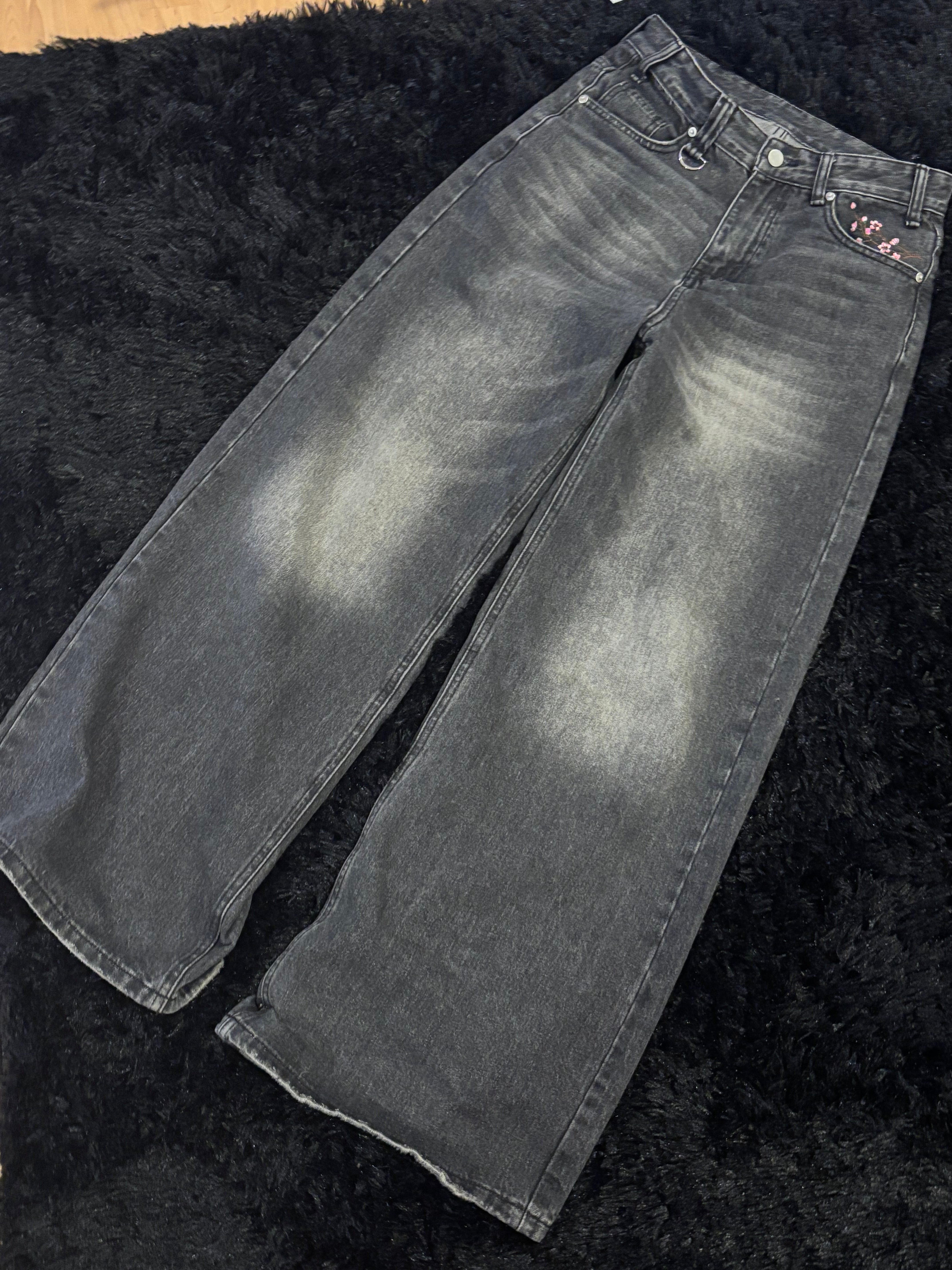 Sakura blade baggy denim-1