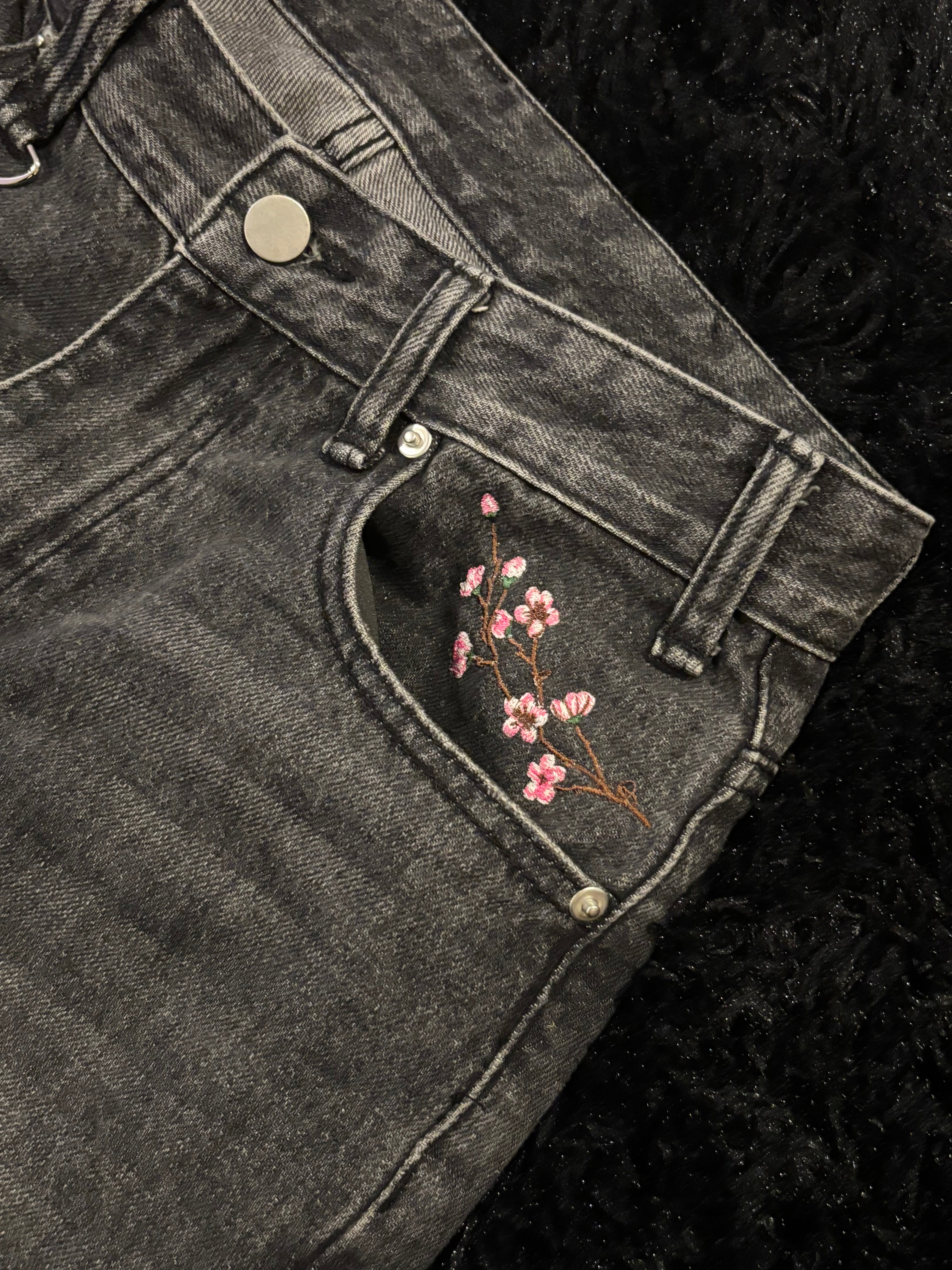 Sakura blade baggy denim-3