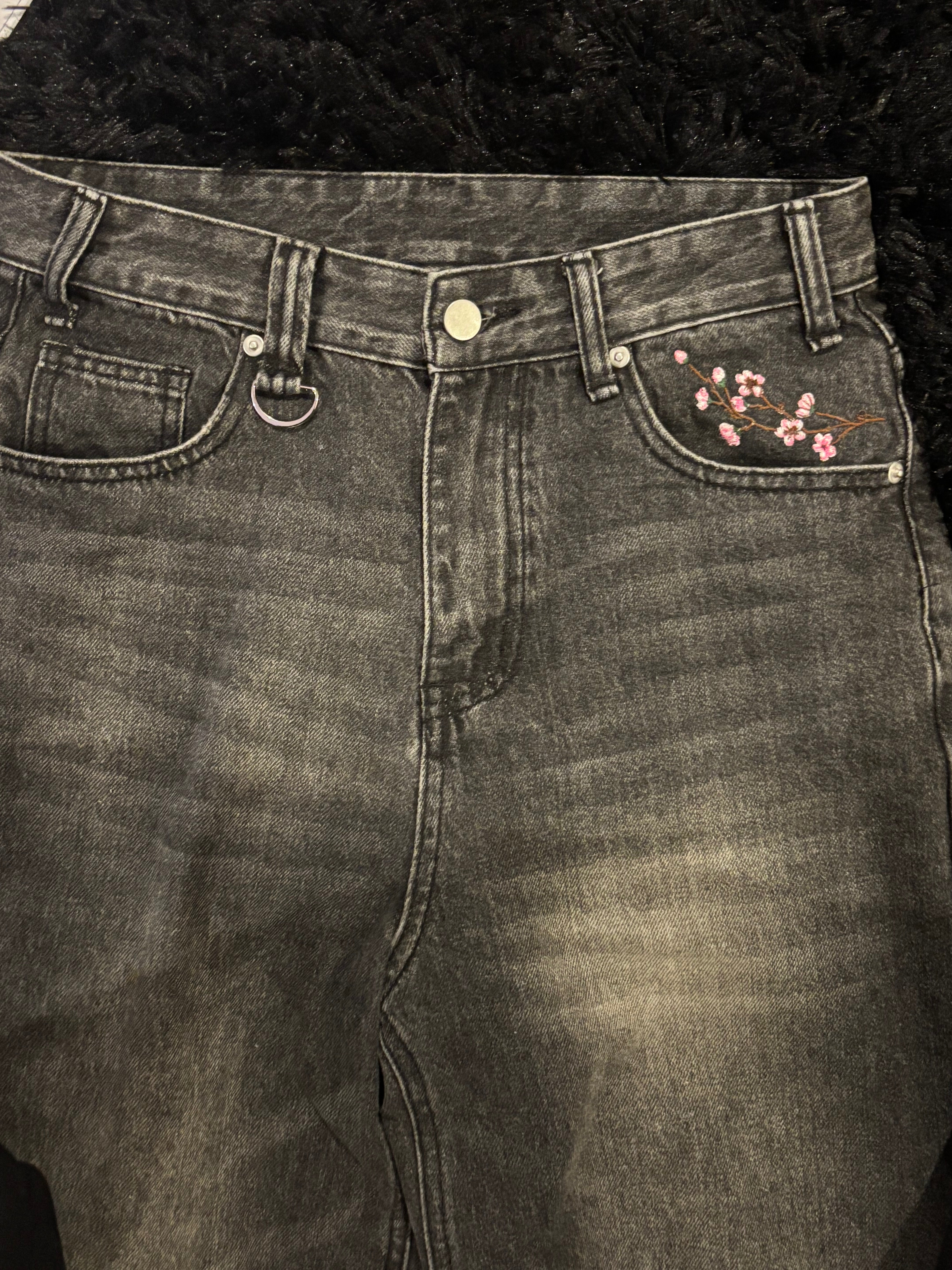 Sakura blade baggy denim-2