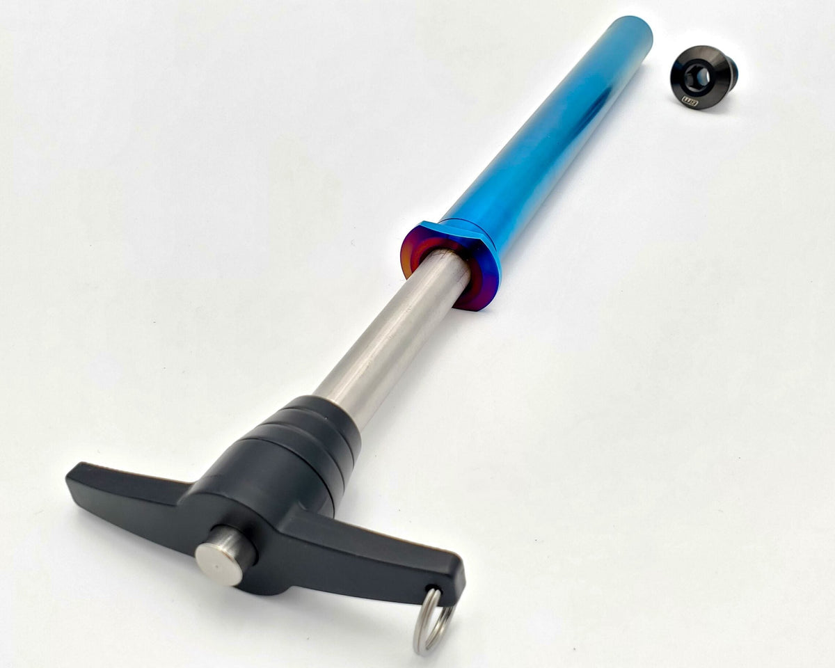 Warp 9 Stark Varg Titanium Rear Axle-1