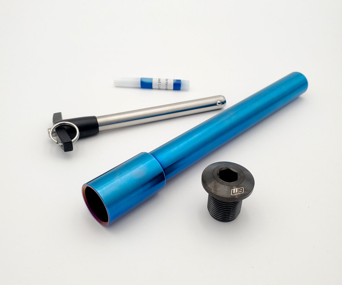Warp 9 Stark Varg Titanium Front Axle-1