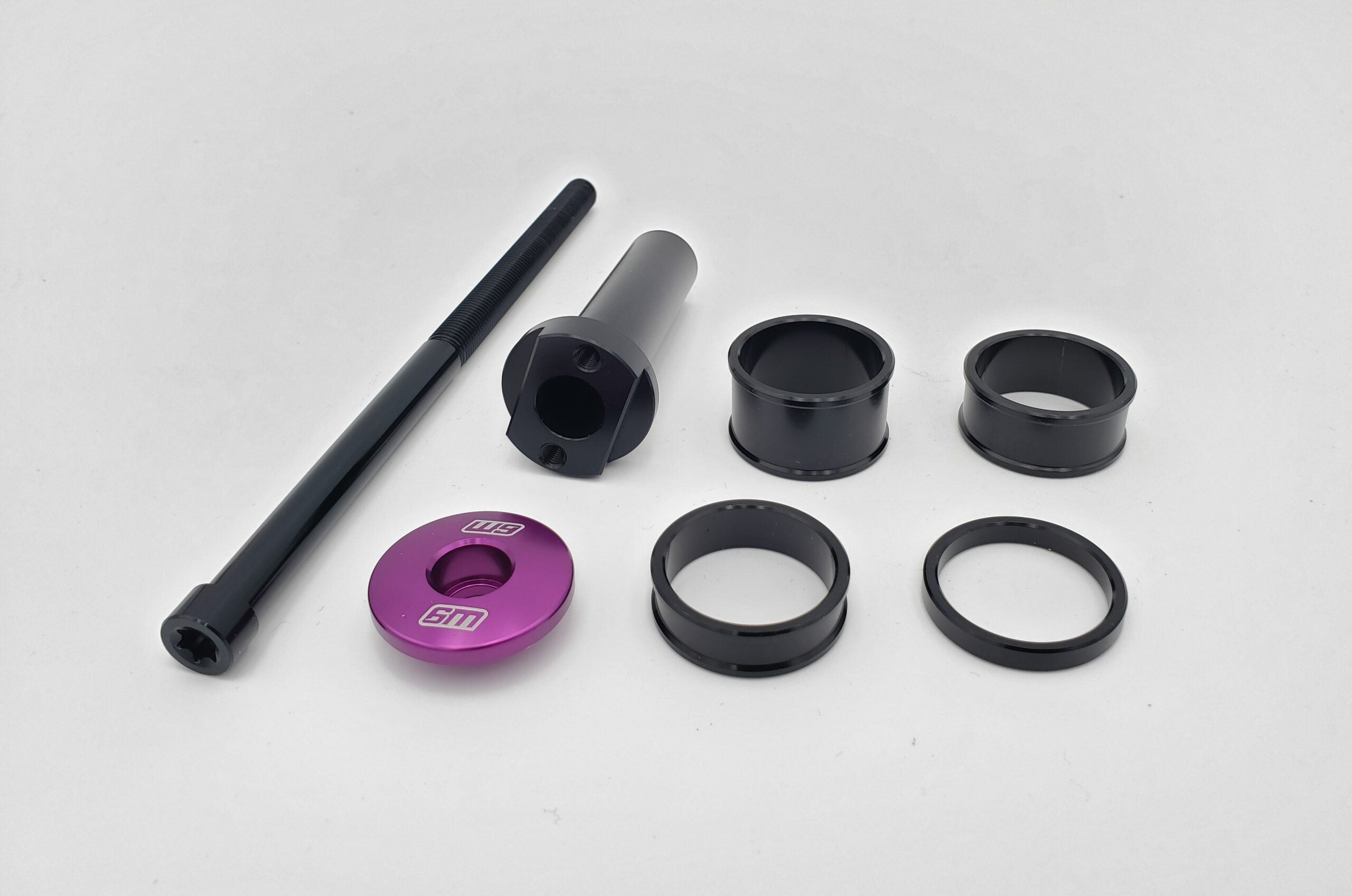 Warp 9 Stem Lock - W9 Fender Adapter Compatible - For Forks Without a Fender Mount on Lower Clamps-8