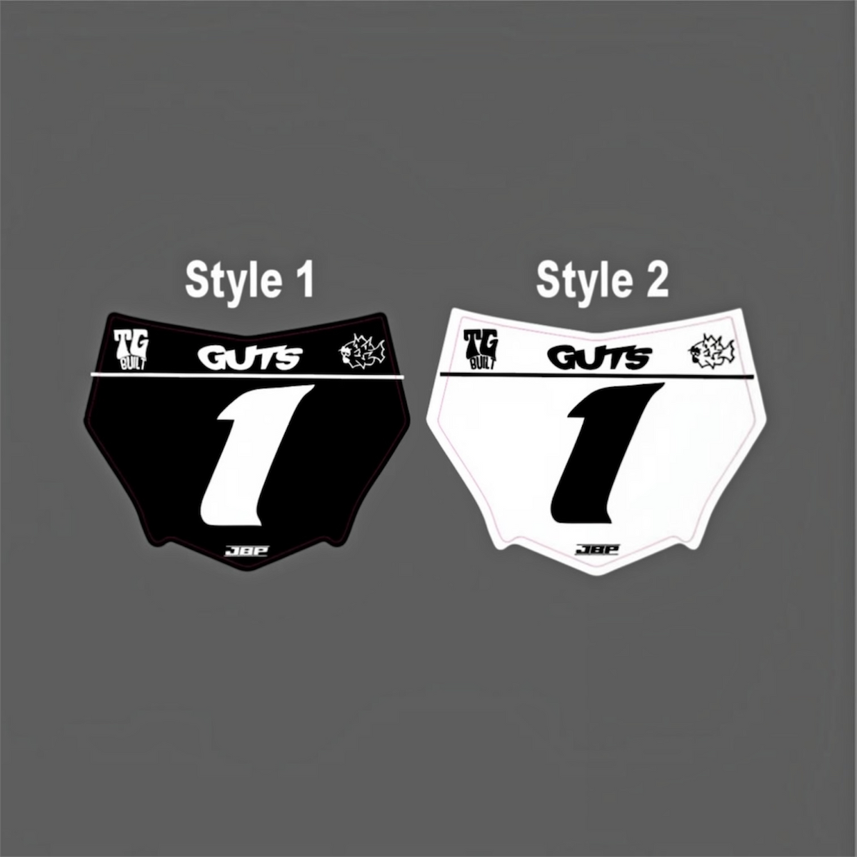 Motocuts Race Front Plate Decal-1