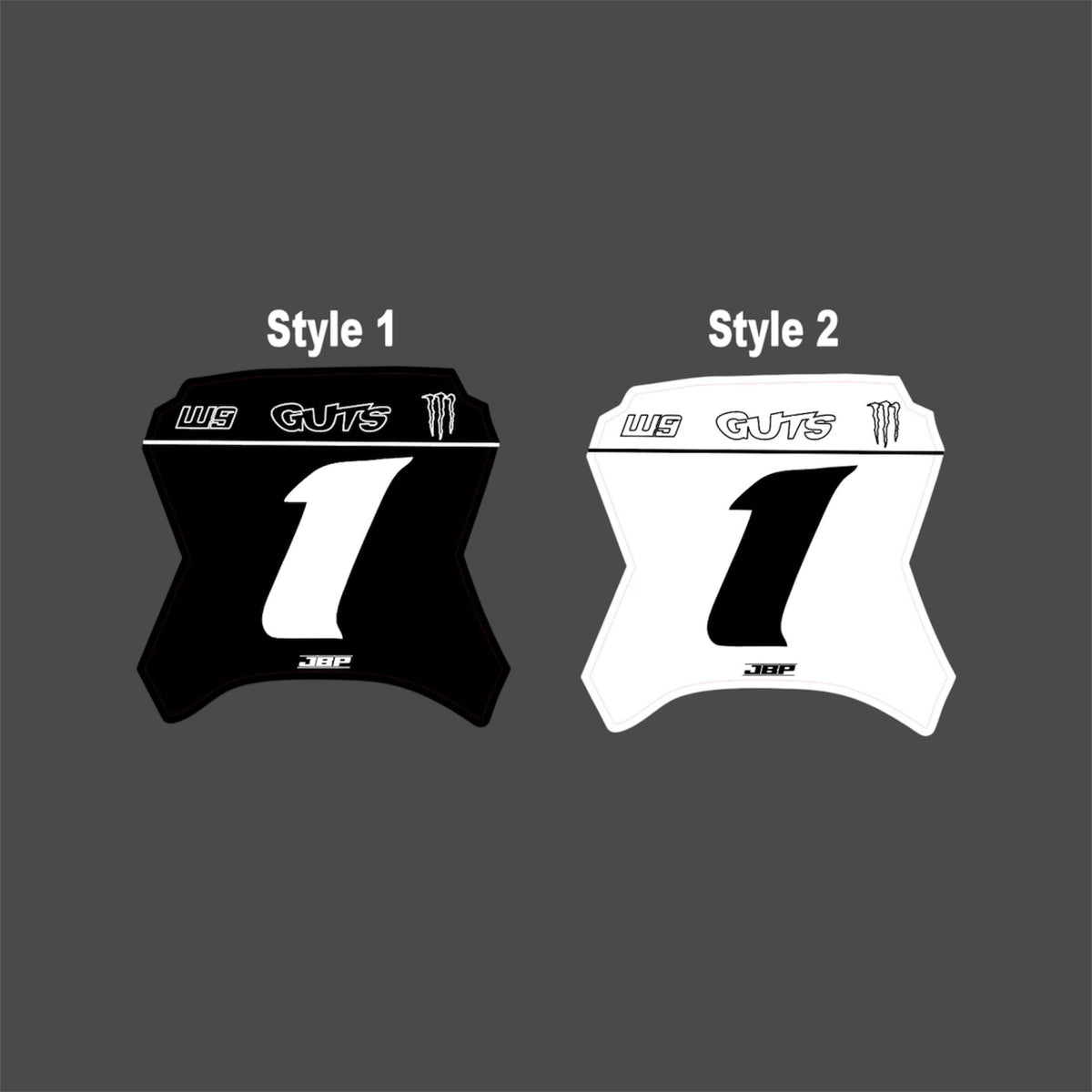 Yozma Race Front Plate Decal-1