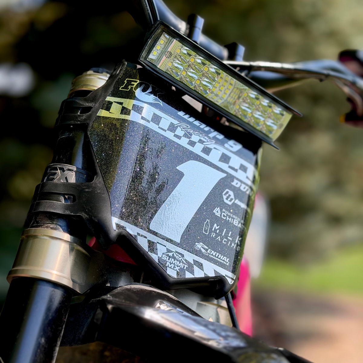 Finish Line Number Plate Decal-1