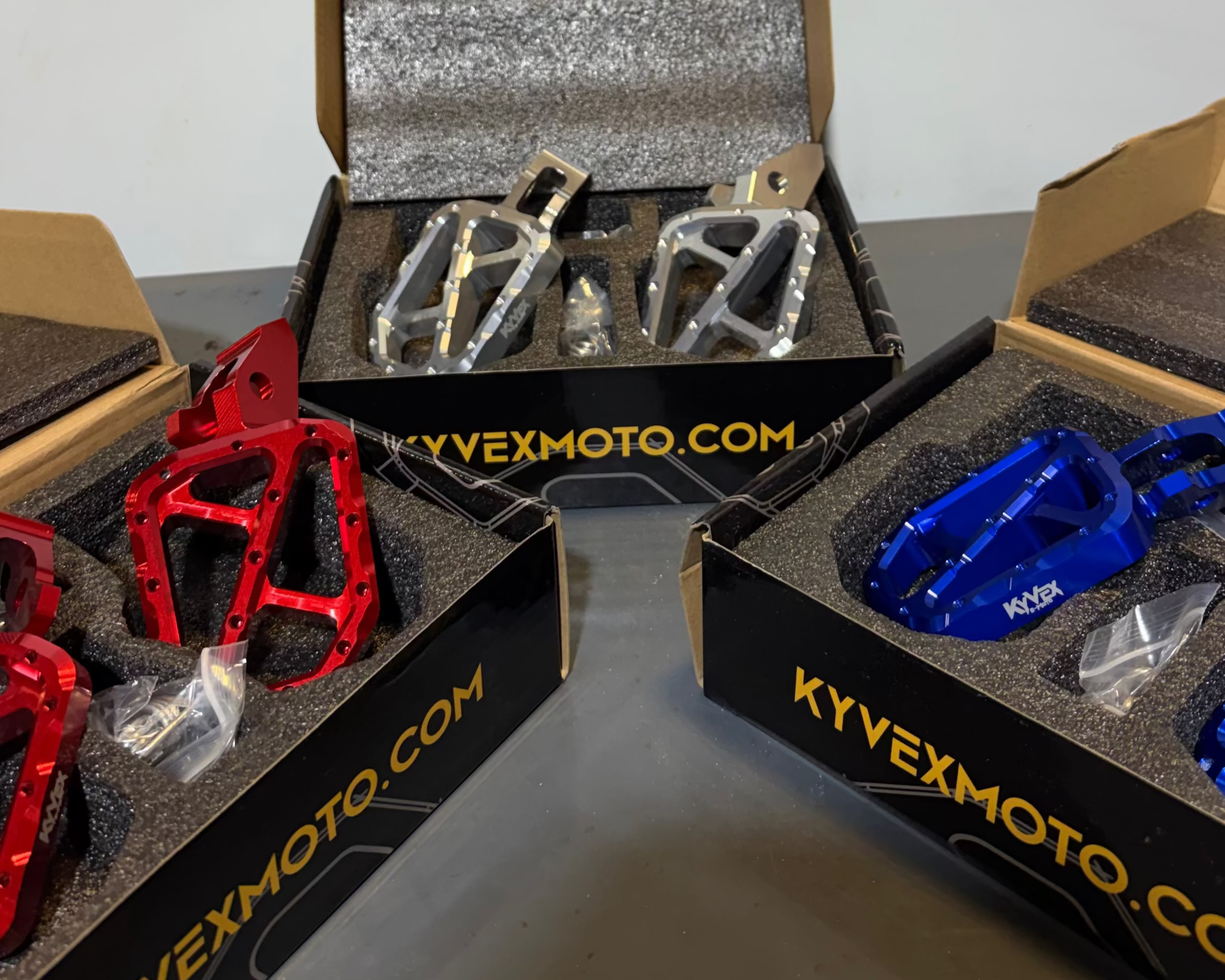 KyVex Billet Wide Foot Pegs - Ultra Bee Compatible-46