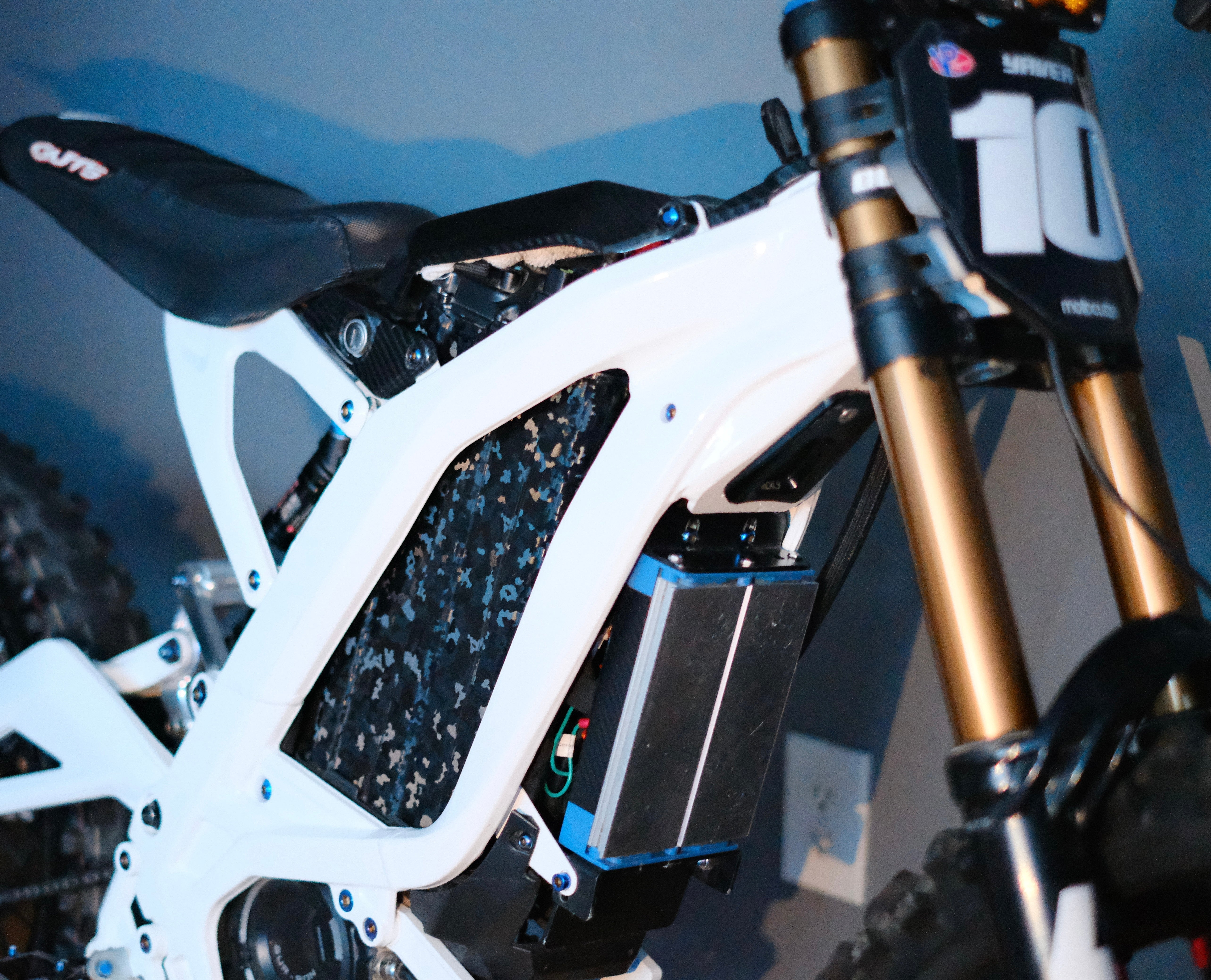 E-Bike ShadowSlate Black Camouflage Wrap-3