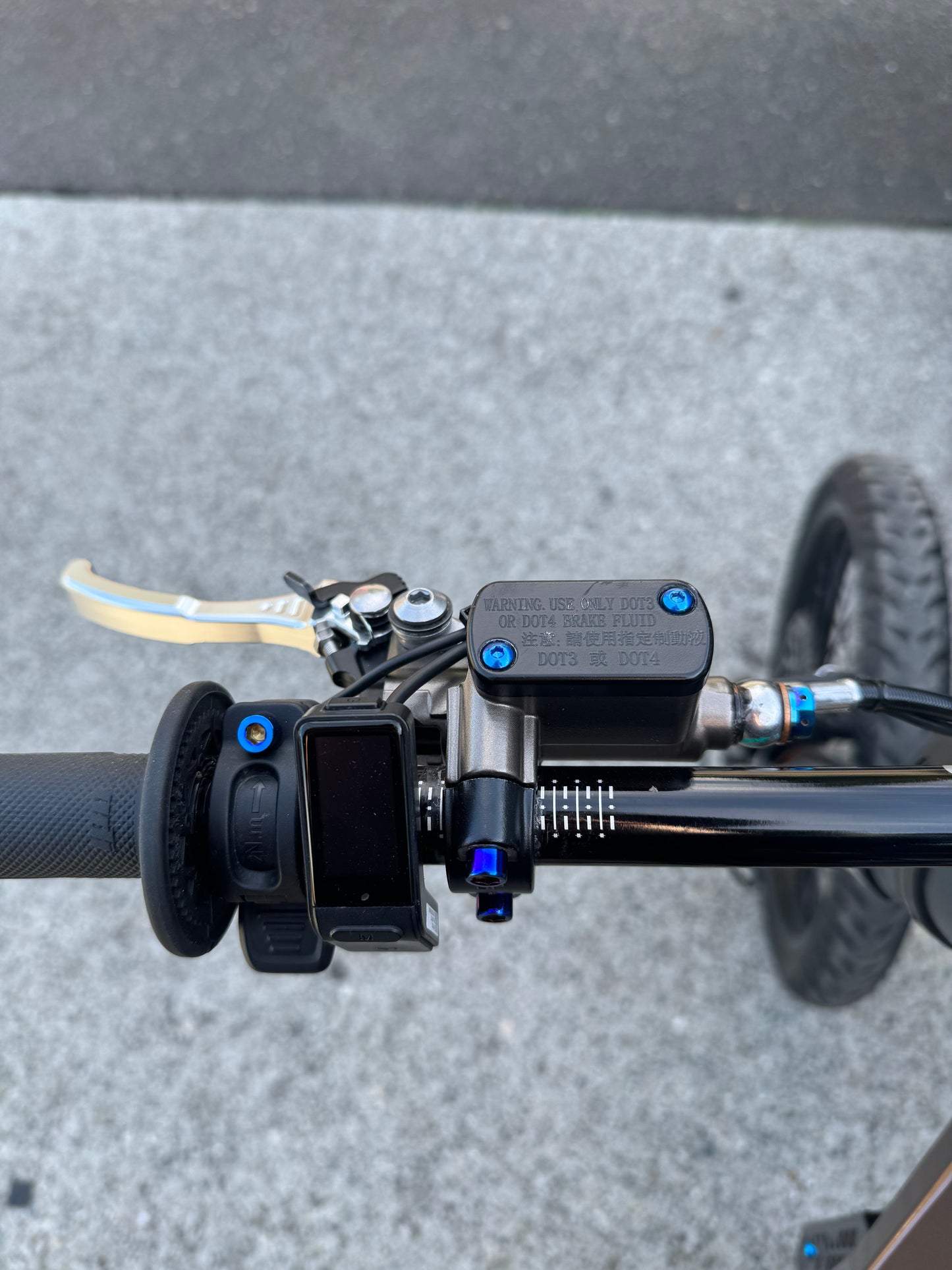 Titanium brake reservoir cap bolts