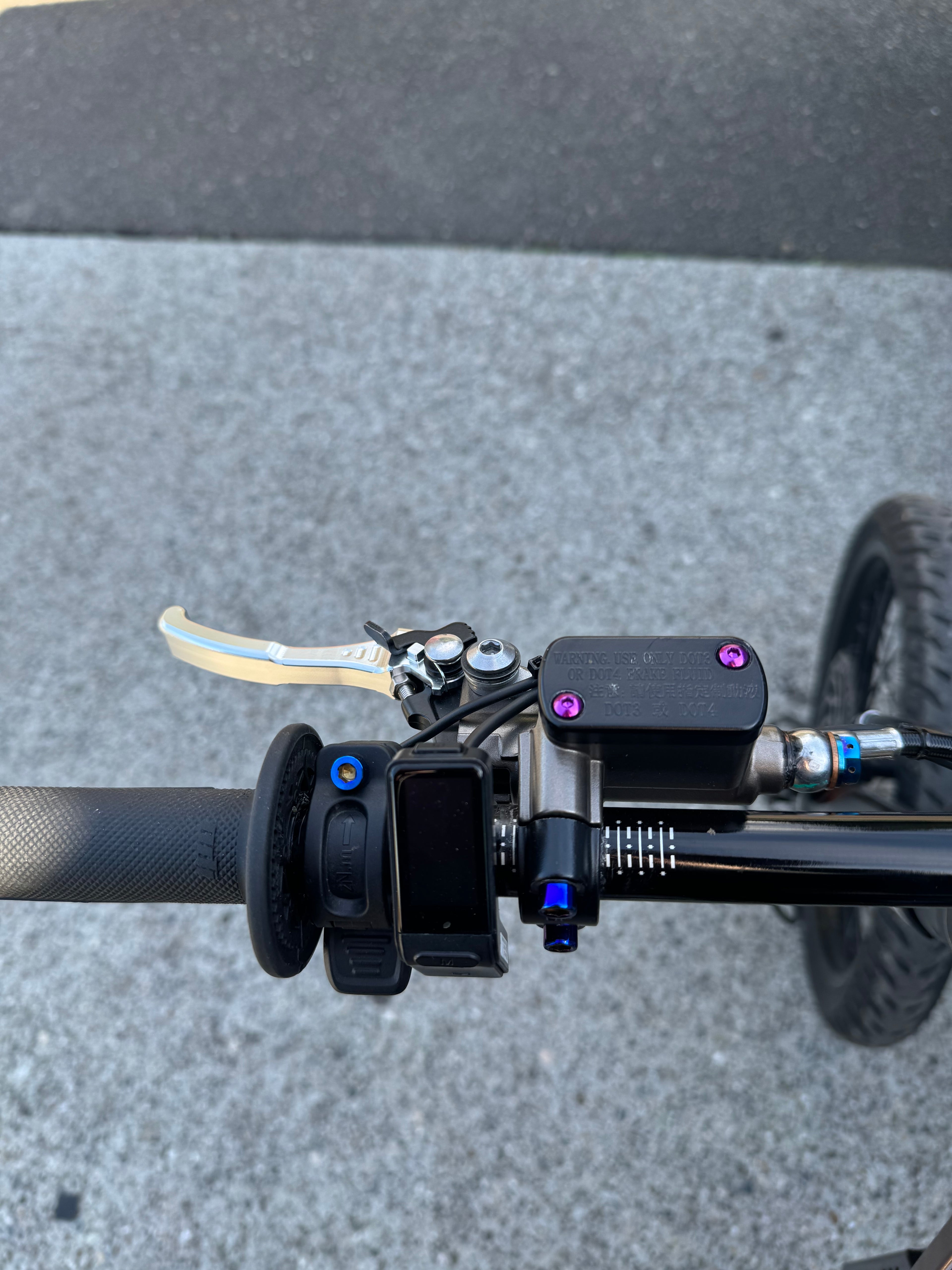 Titanium brake reservoir cap bolts
