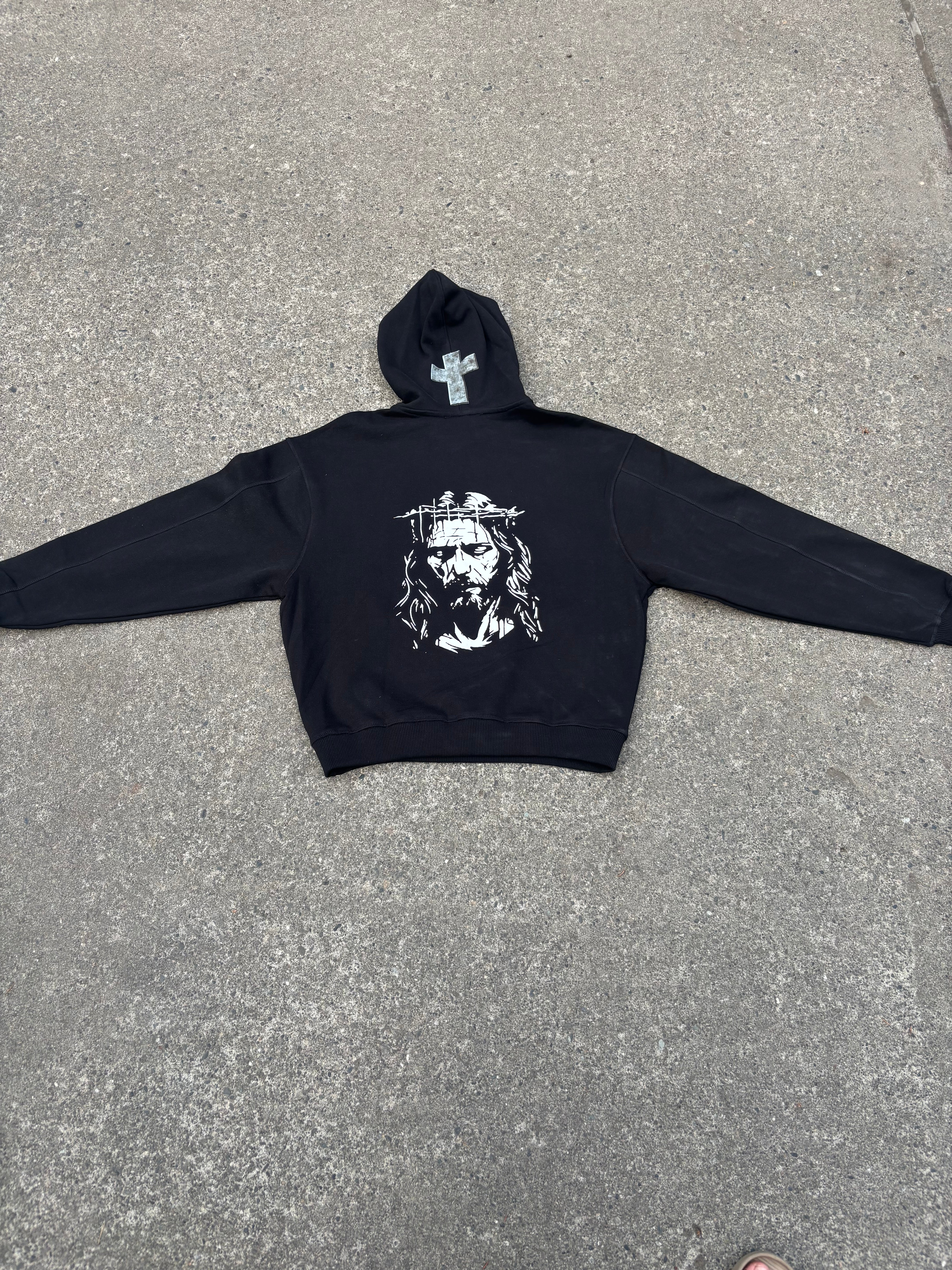14 OZ Black Urban Hoodie-3