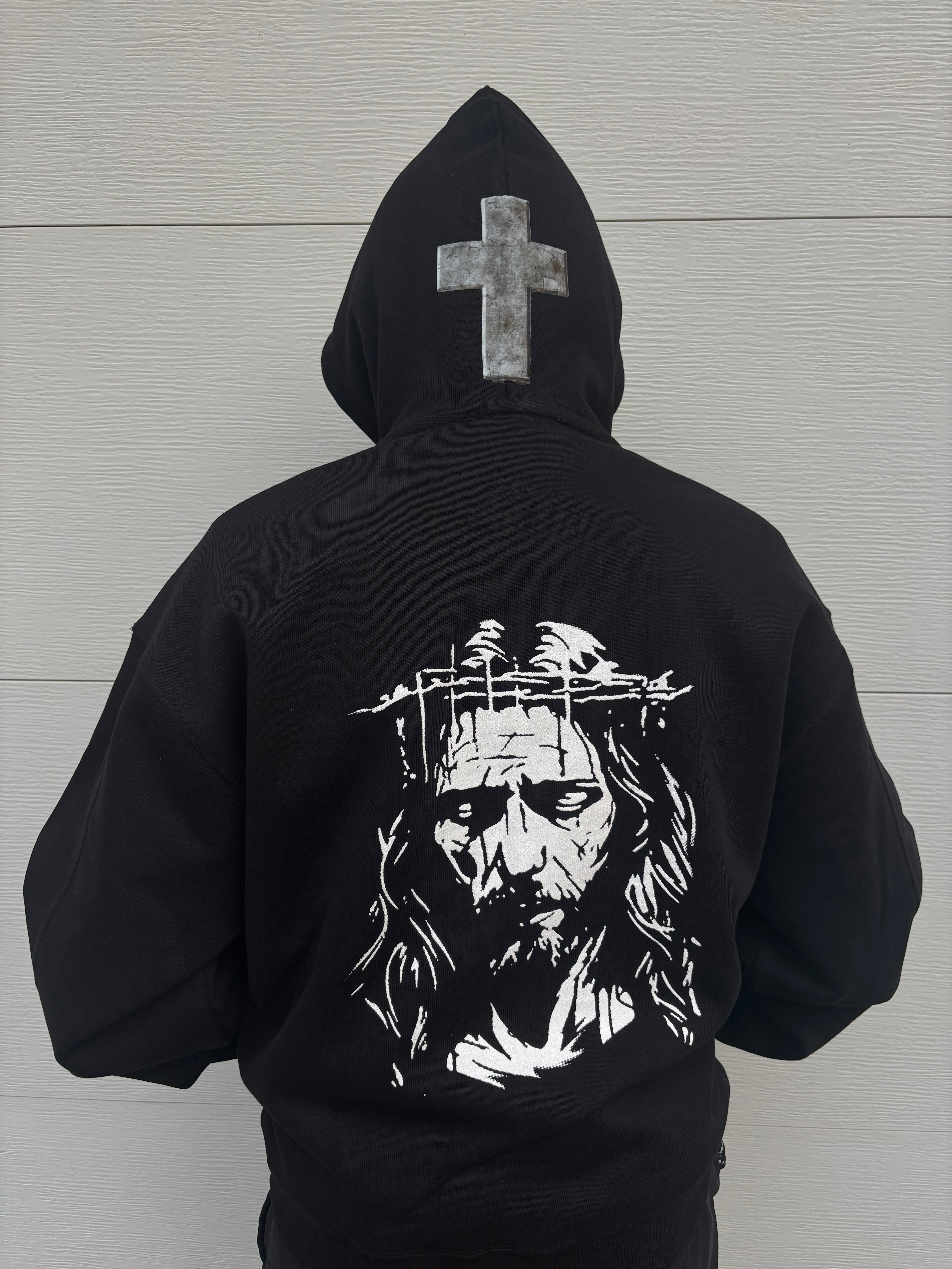 14 OZ Black Urban Hoodie-4