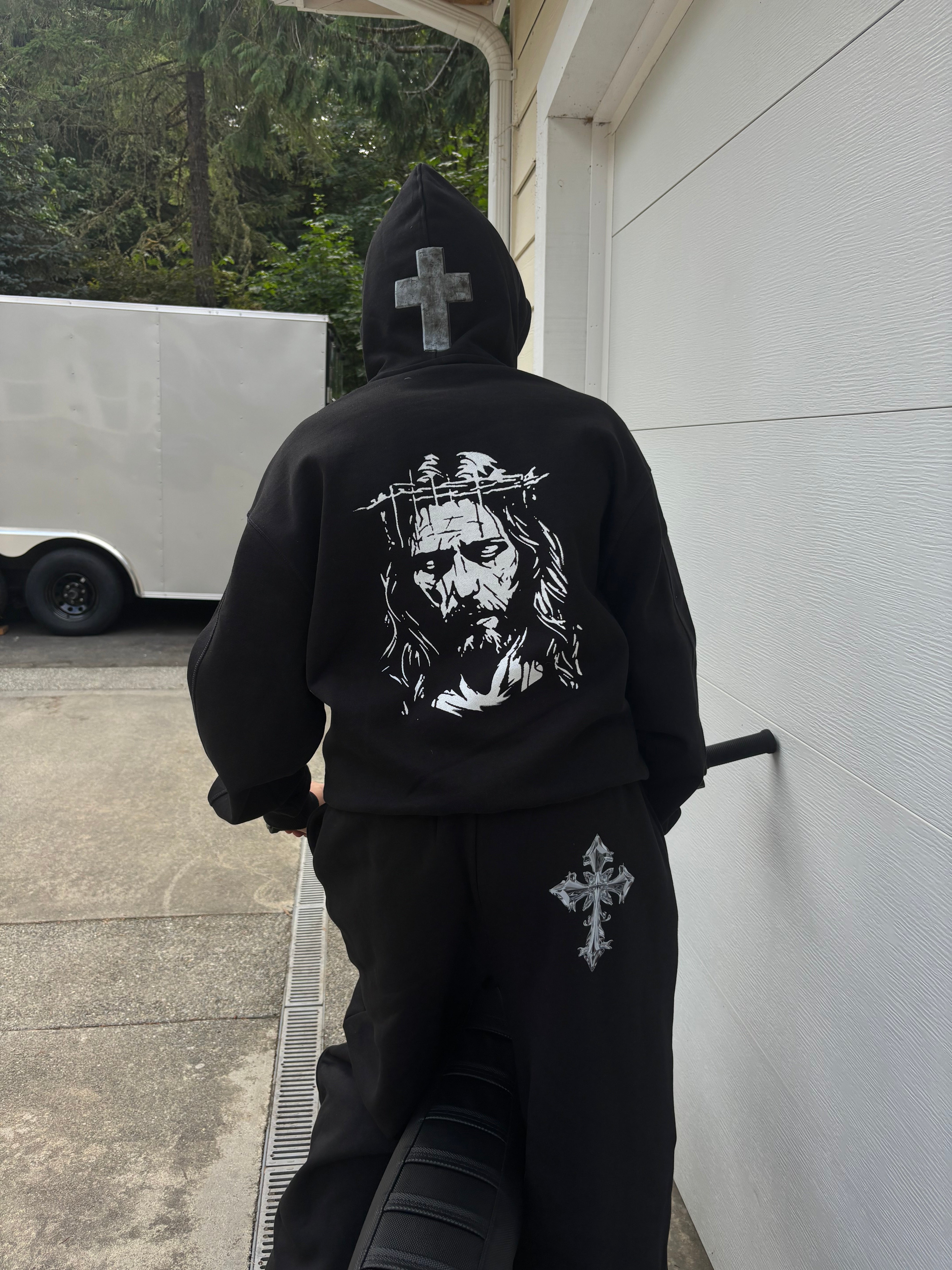 14 OZ Black Urban Hoodie-6