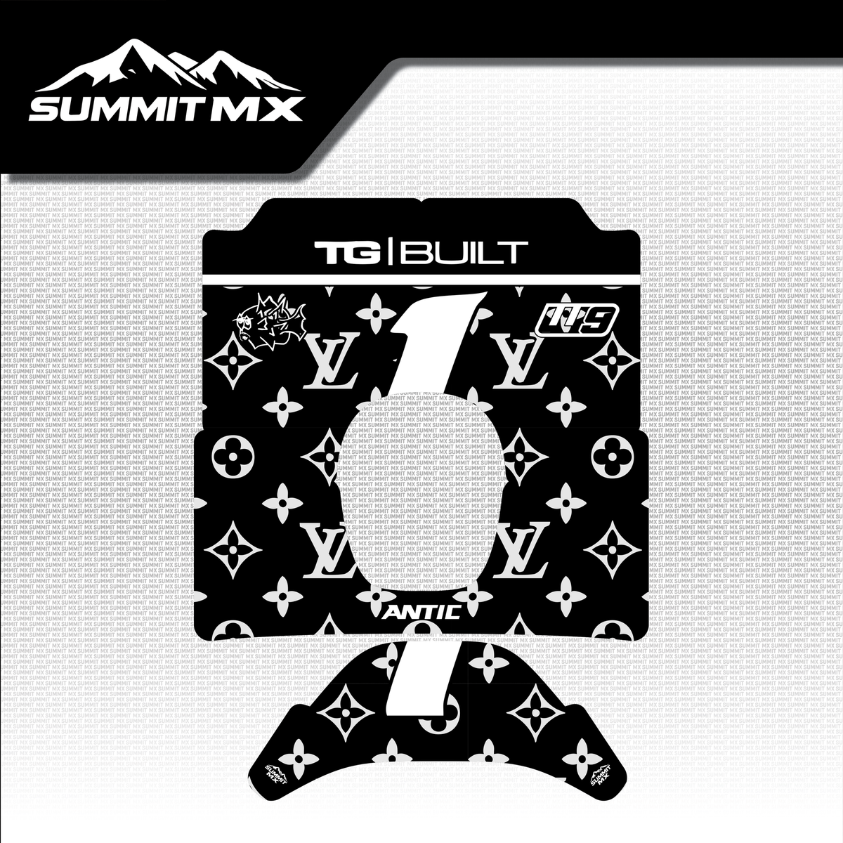 LV Decal for Antic Number Plate-1