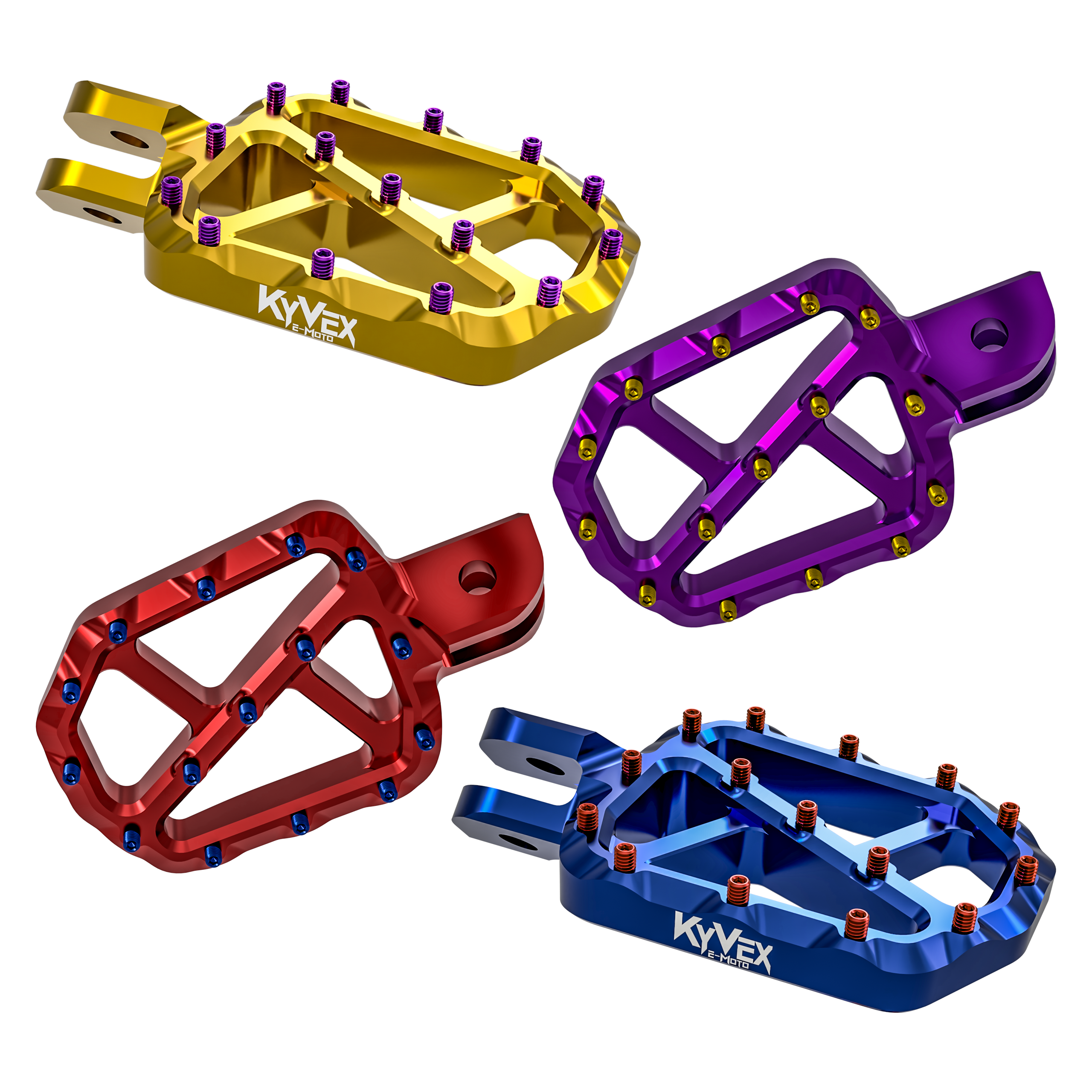 KyVex Billet Wide Foot Pegs-1