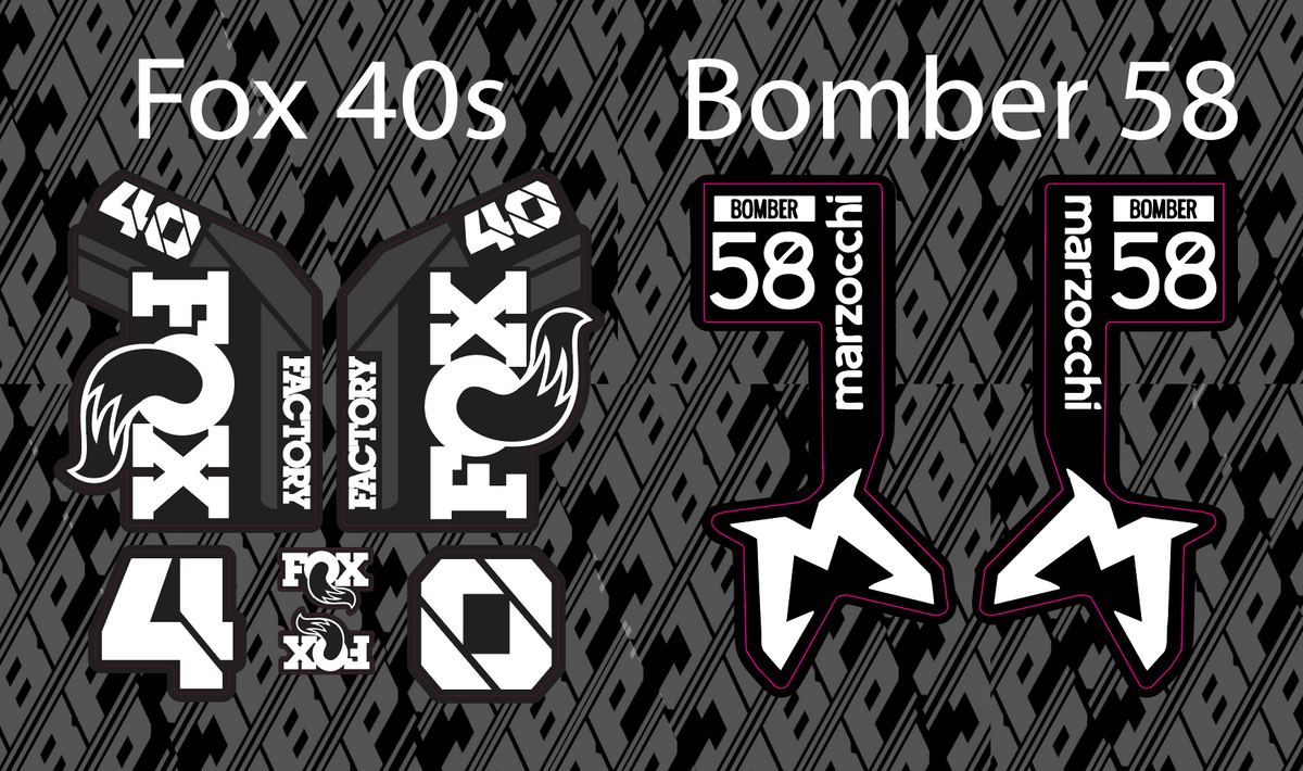 Fox 40/Bomber 58 Fork Guard Decals-1