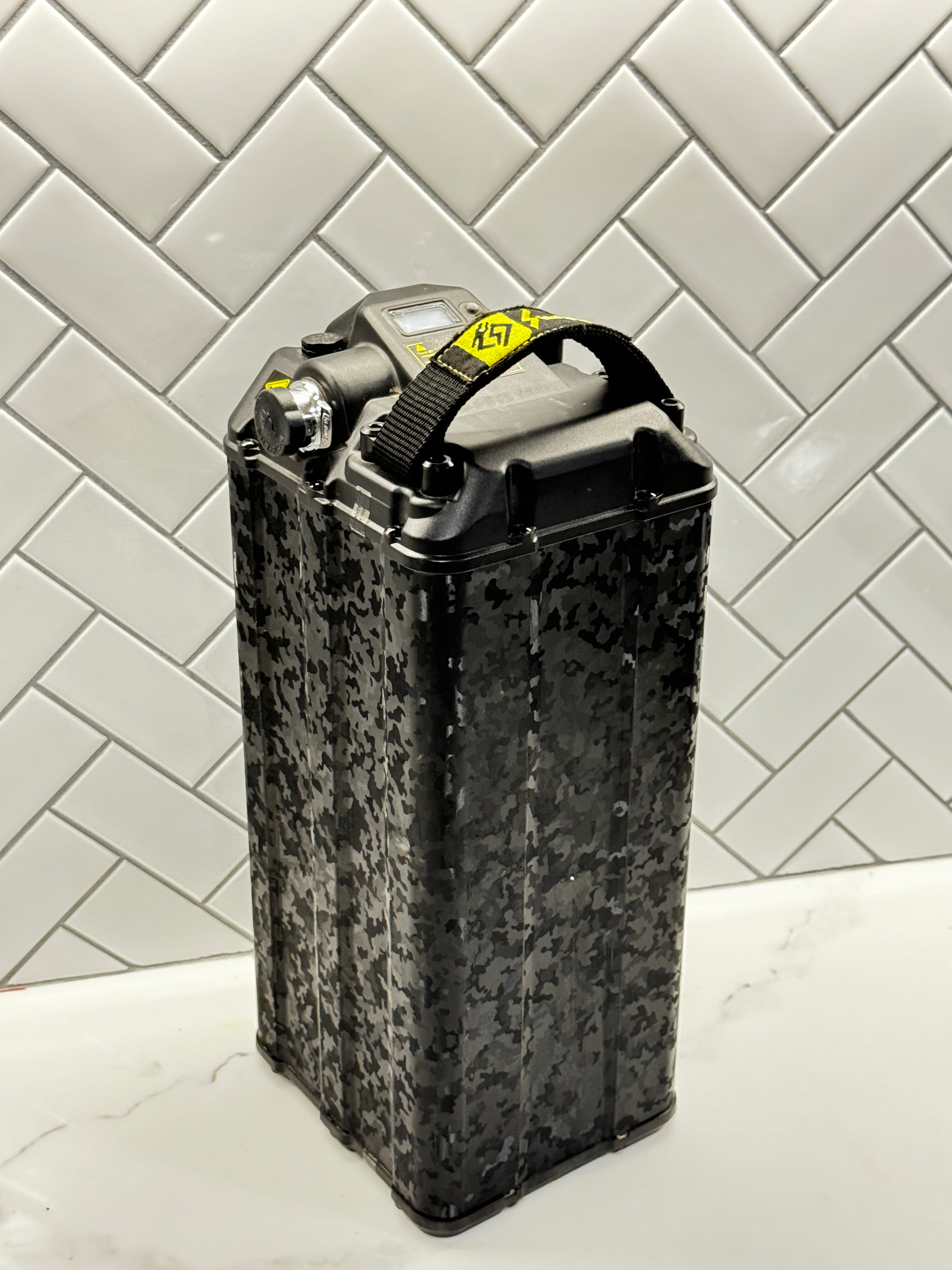 E-Bike ShadowSlate Black Camouflage Wrap-1