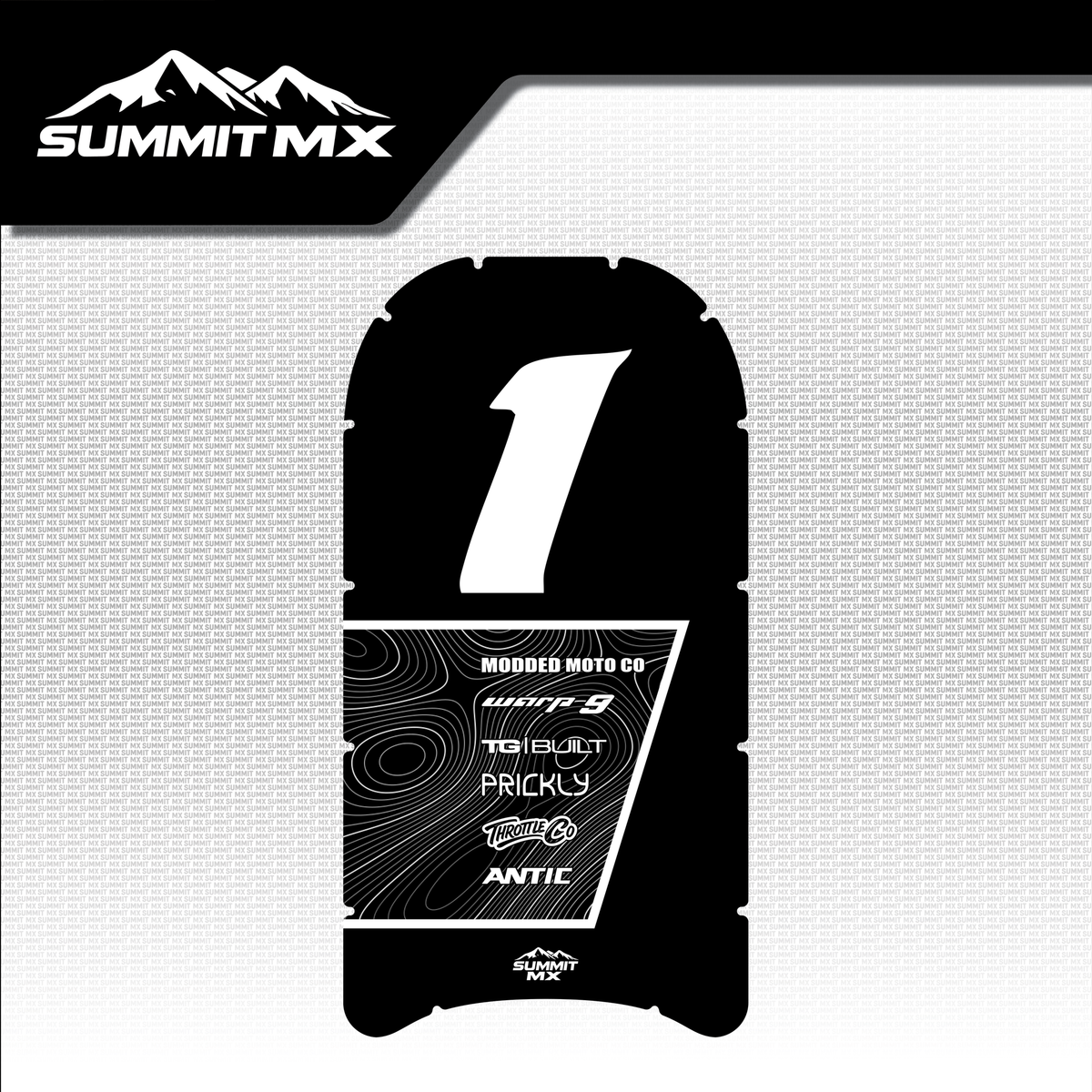 Topographical Antic Battery Decal-1