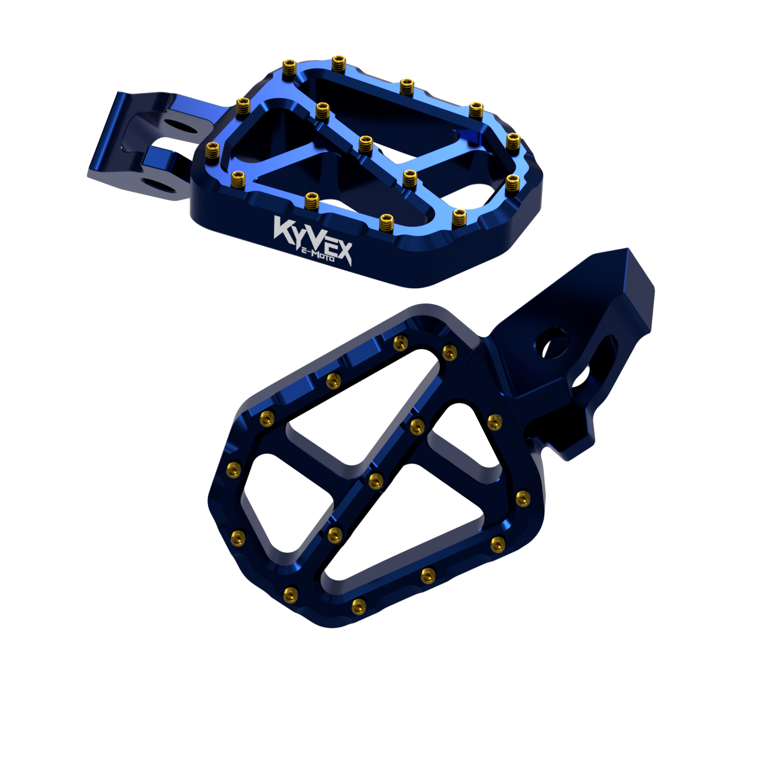 KyVex Billet Wide Foot Pegs - Ultra Bee Compatible-26
