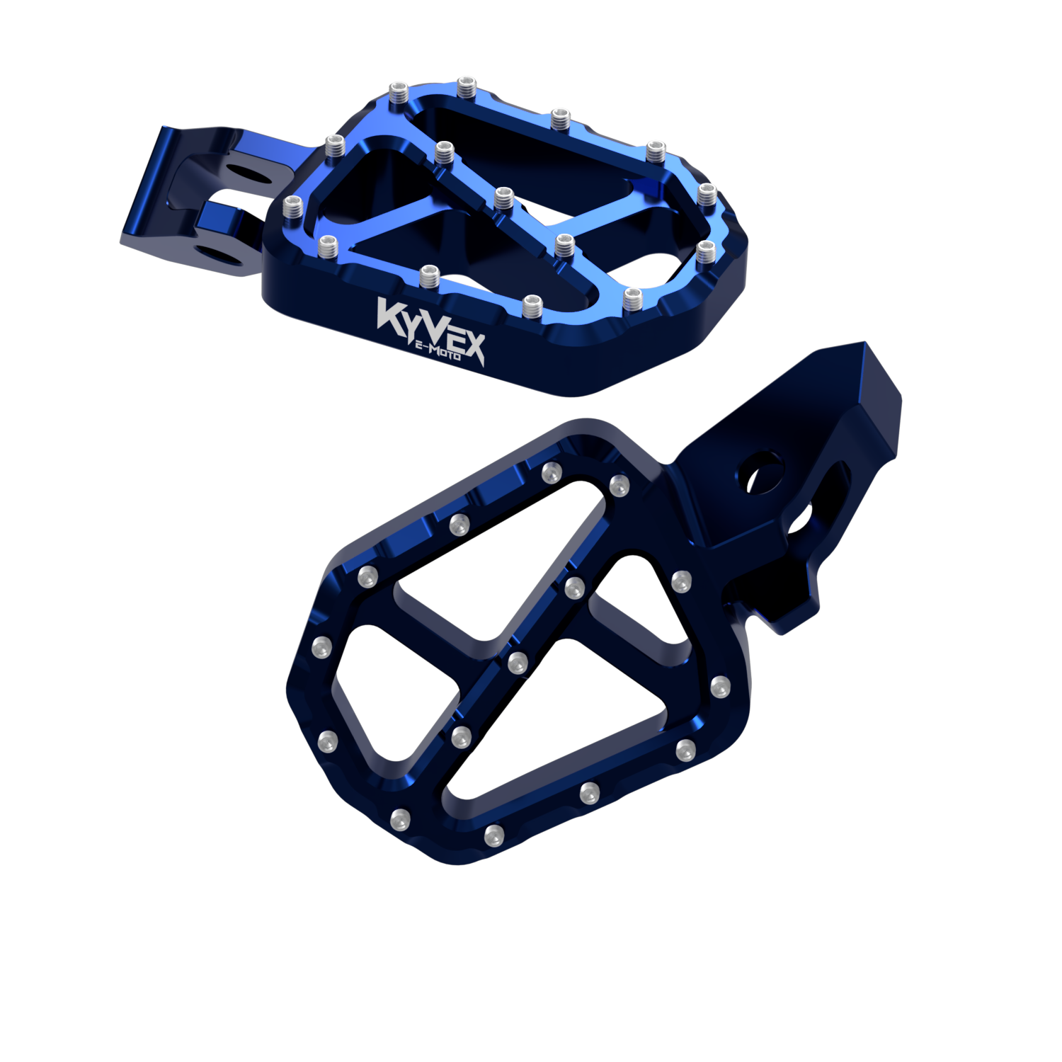 KyVex Billet Wide Foot Pegs - Ultra Bee Compatible-22