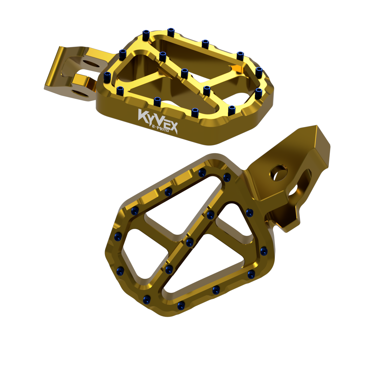 KyVex Billet Wide Foot Pegs - Ultra Bee Compatible-36