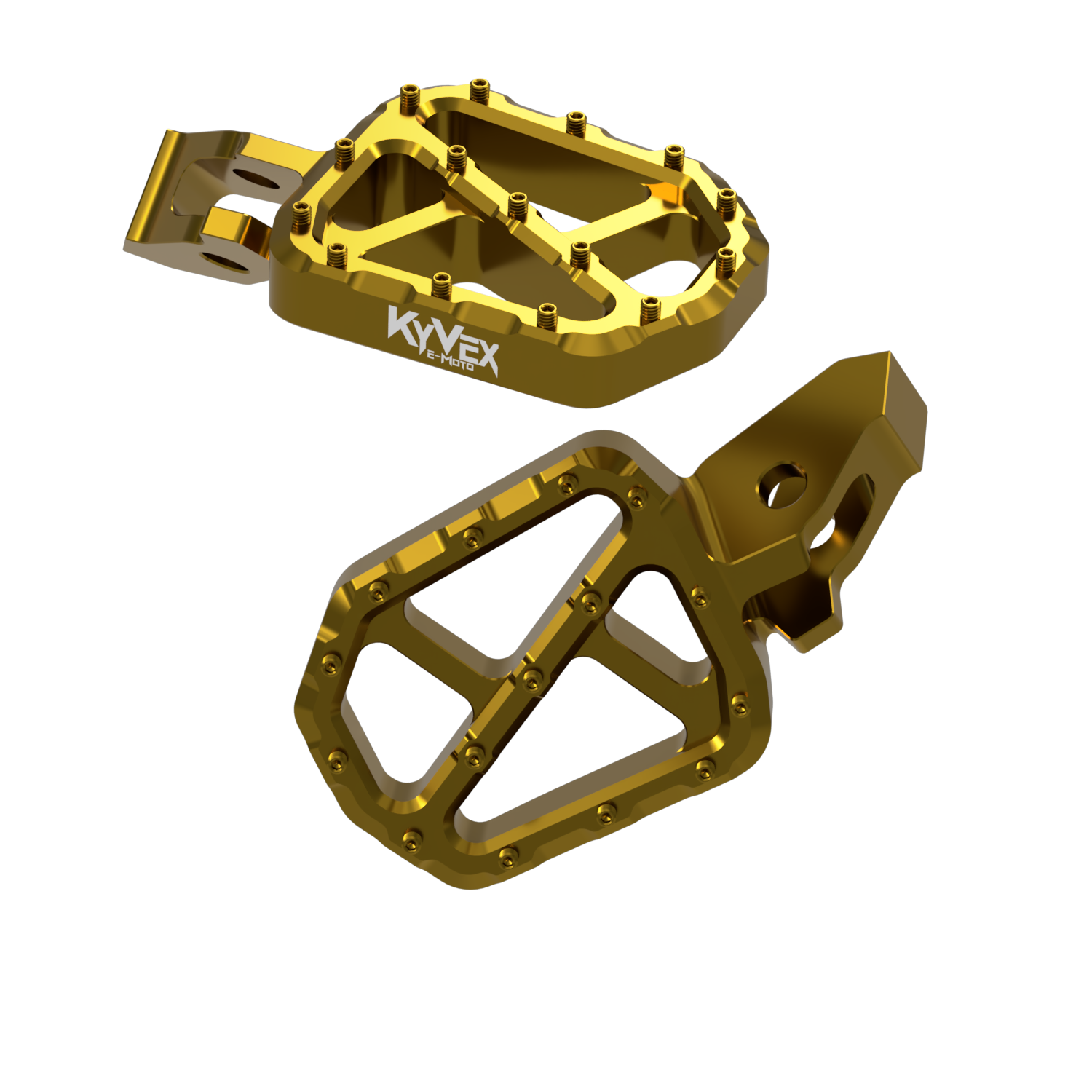 KyVex Billet Wide Foot Pegs - Ultra Bee Compatible-38