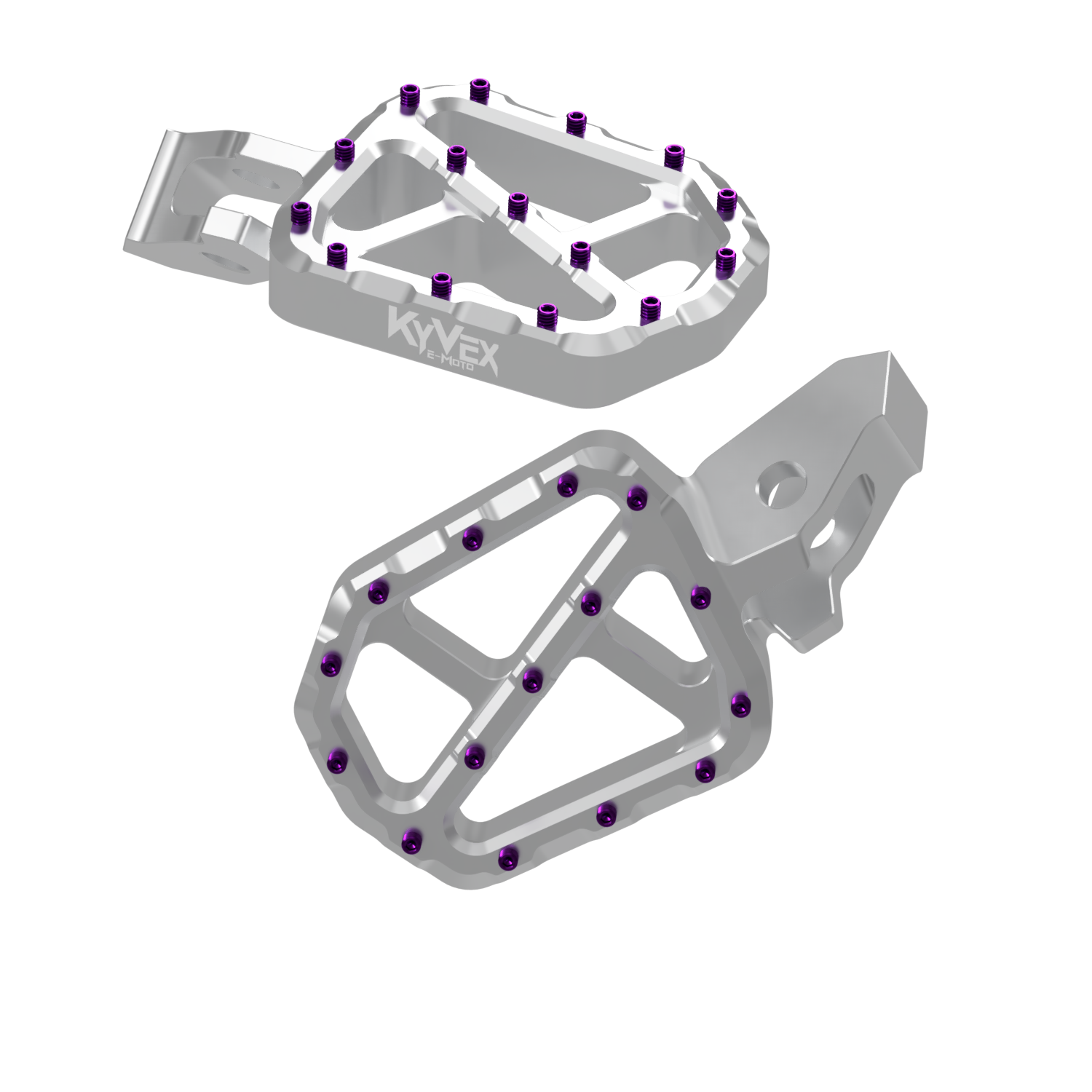 KyVex Billet Wide Foot Pegs - Ultra Bee Compatible-14