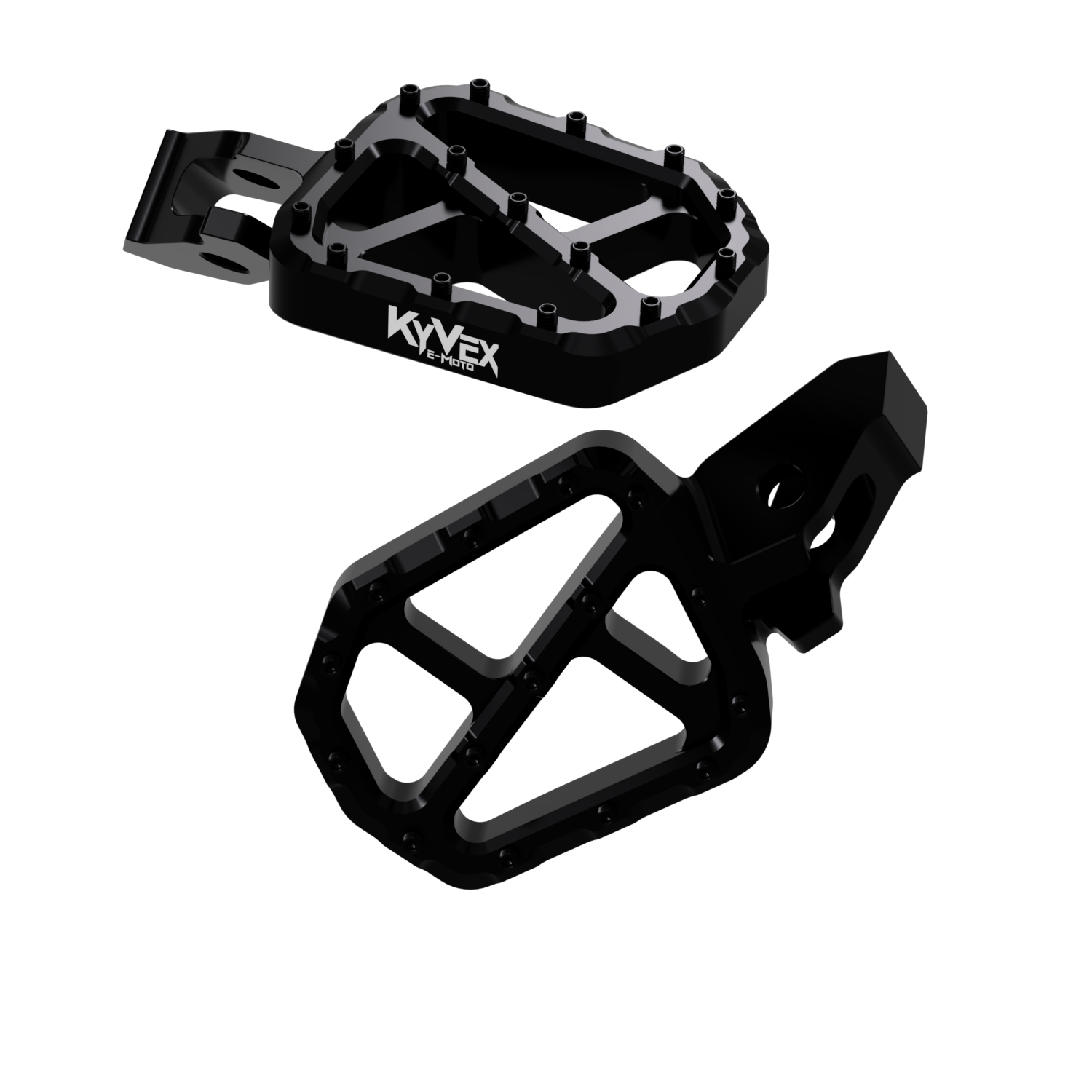 KyVex Billet Wide Foot Pegs - Ultra Bee Compatible-16