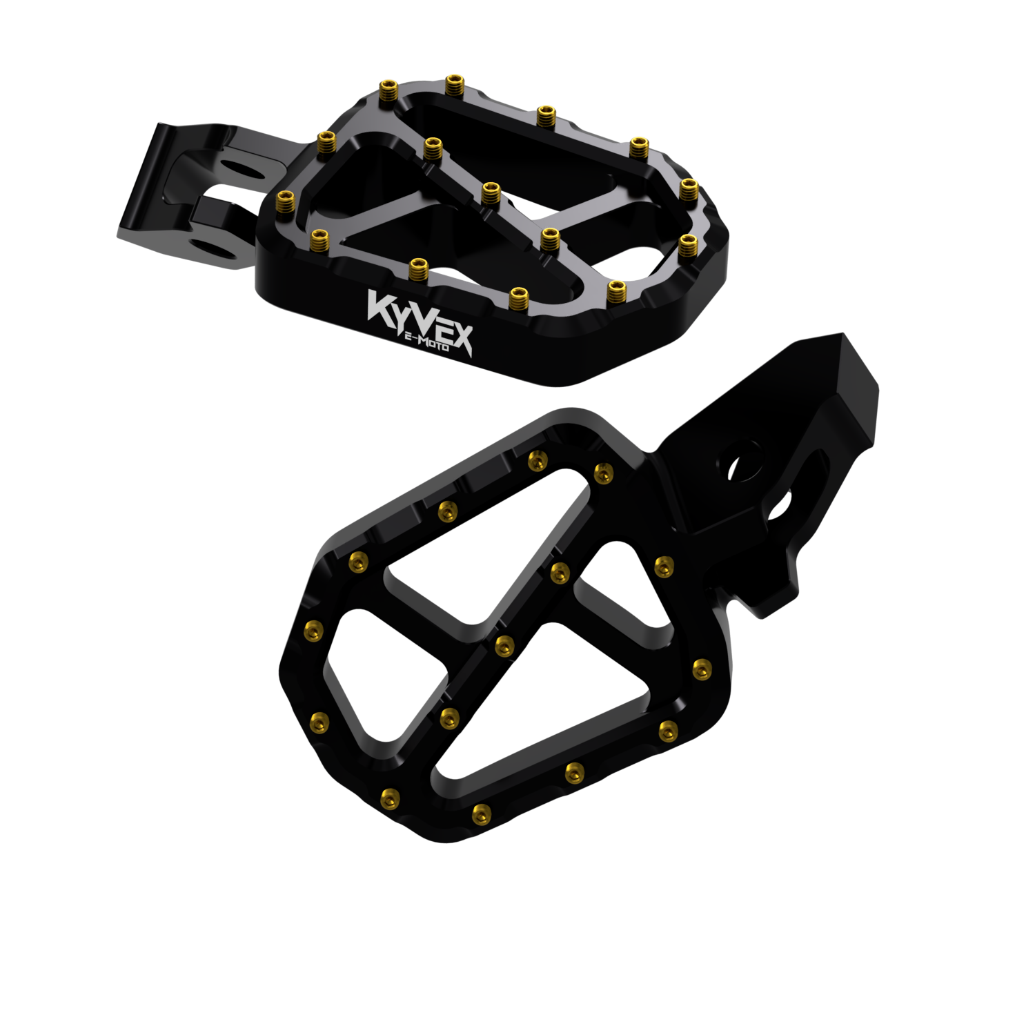 KyVex Billet Wide Foot Pegs - Ultra Bee Compatible-19