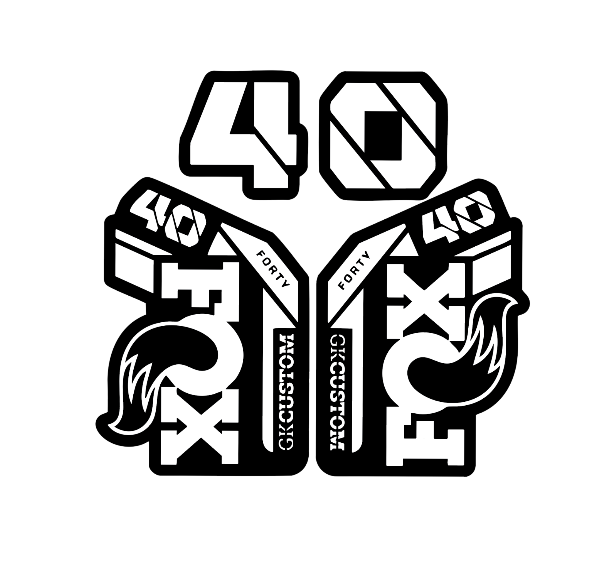 Fox 40 Decals-1