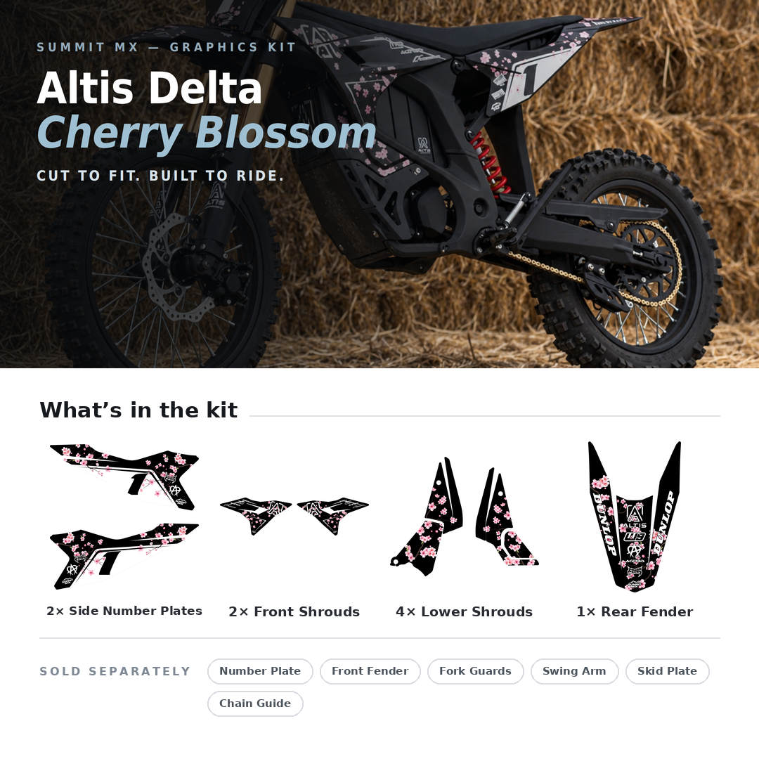 Cherry Blossom Altis Delta Graphics Kit (Body Plastics Only)-4
