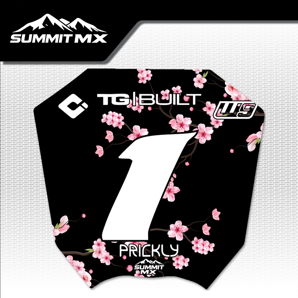 Cherry Blossom Decal for Altis Sigma Number Plate-1