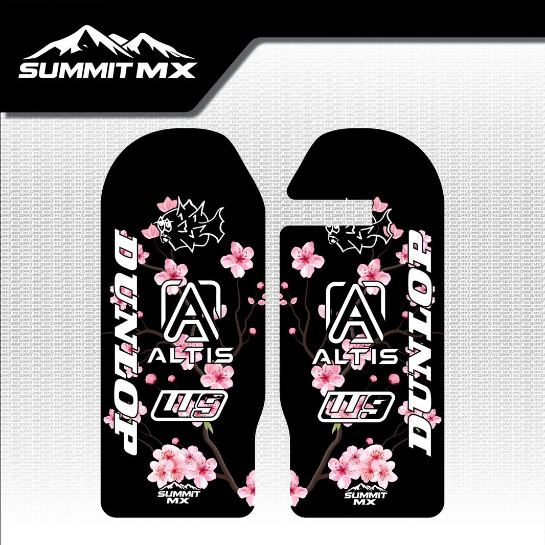 Cherry Blossom Decal for Altis Delta Fork Guards