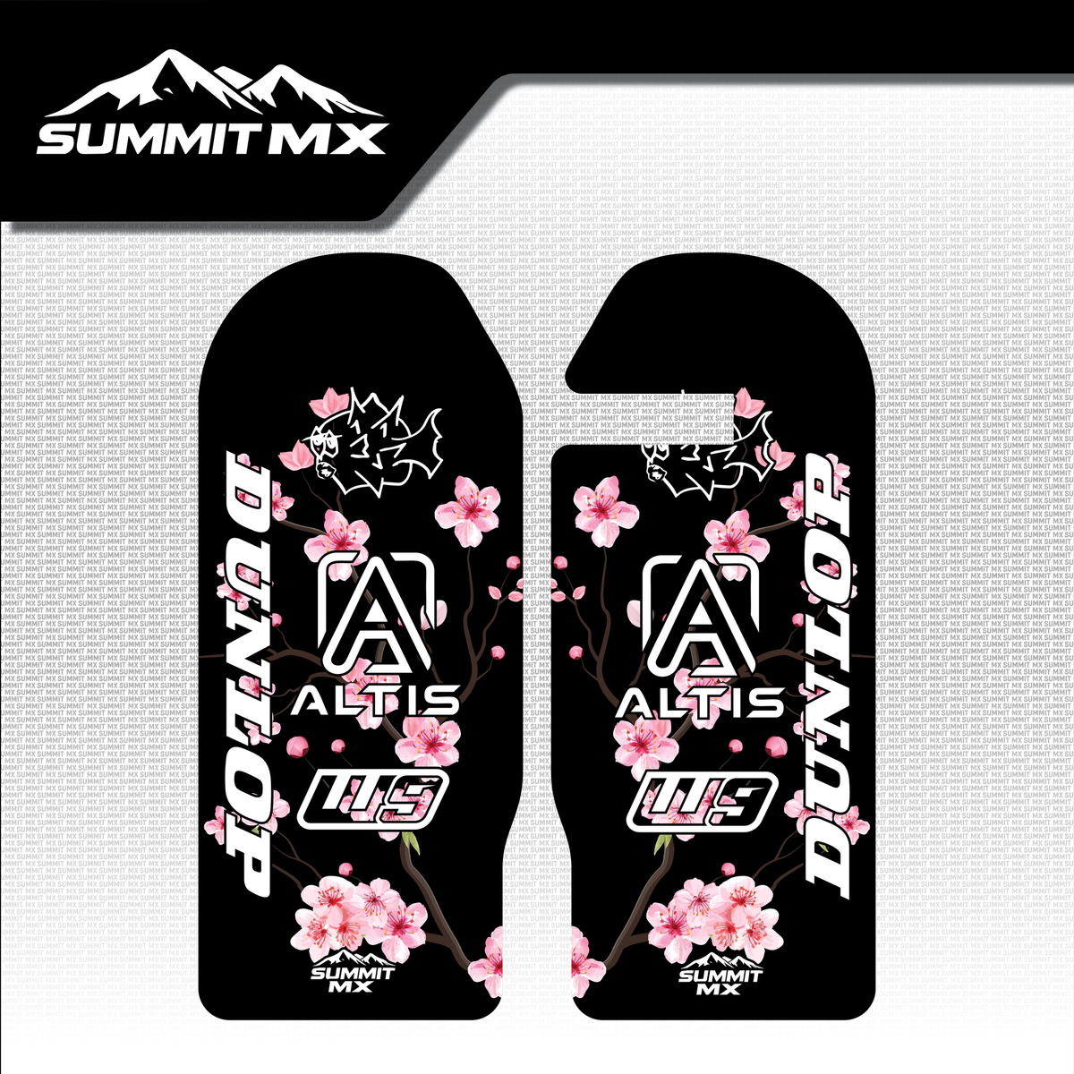 Cherry Blossom Decal for Altis Delta Fork Guards-1