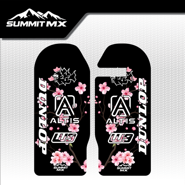 Cherry Blossom Decal for Altis Delta Fork Guards
