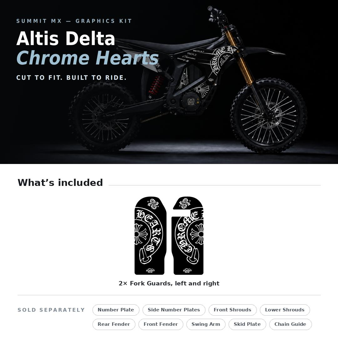 Chrome Hearts Decal for Altis Delta Fork Guards-3